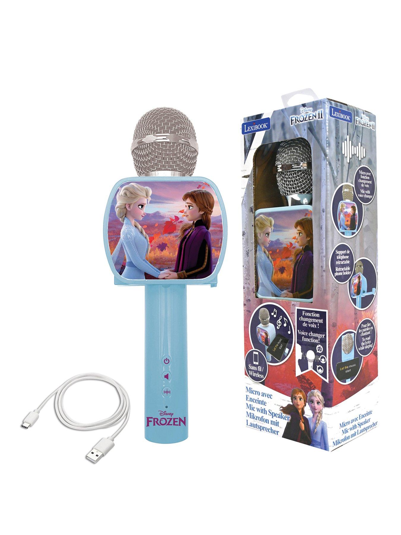 Image 1 of 7 of Disney Frozen Bluetooth Karaoke Mic - FROZEN
