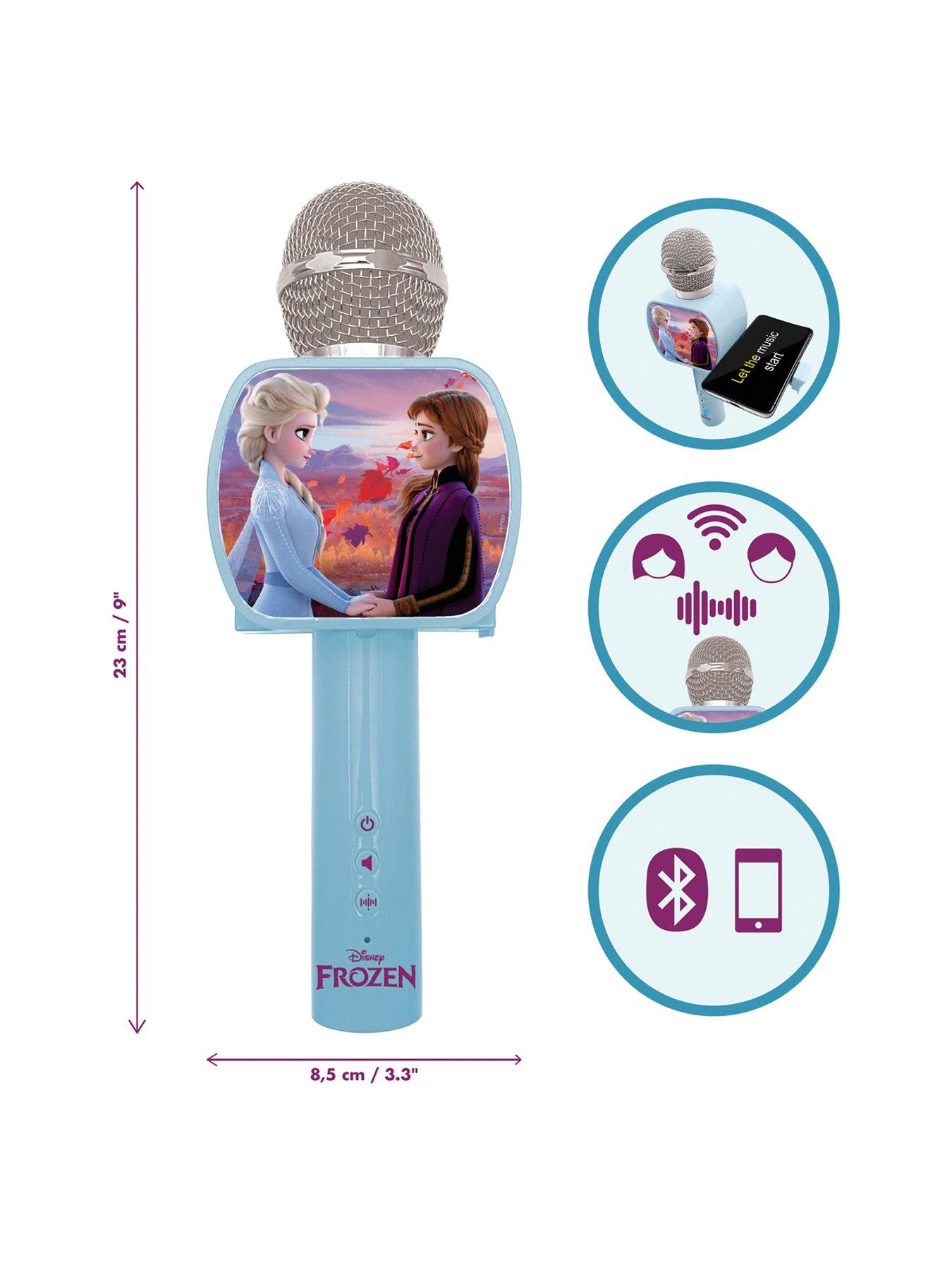 Image 2 of 7 of Disney Frozen Bluetooth Karaoke Mic - FROZEN
