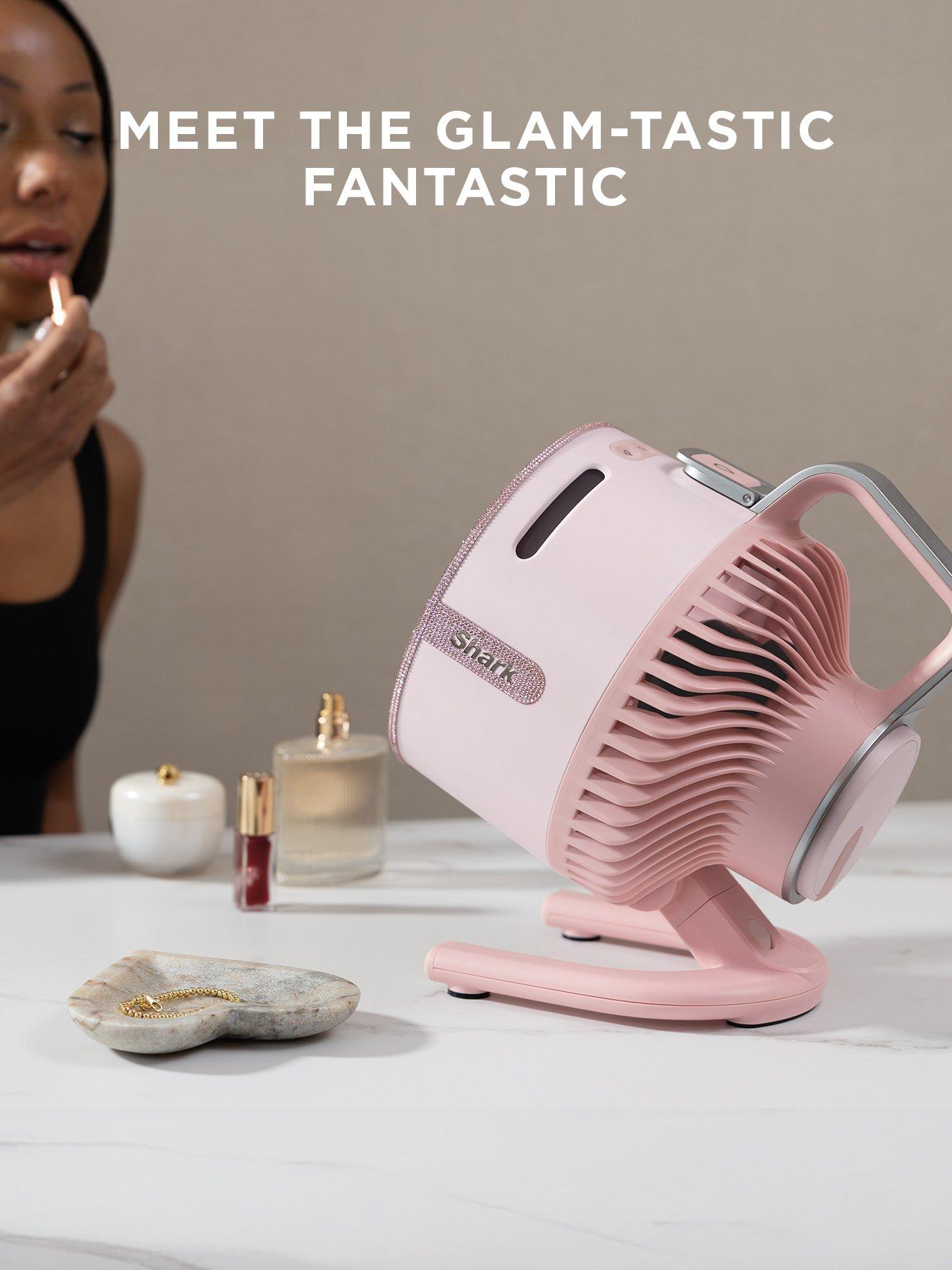 Image 2 of 7 of Shark FlexBreeze HydroGo Misting Portable Desk Top&nbsp;Fan - Limited Edition Pink Diamond