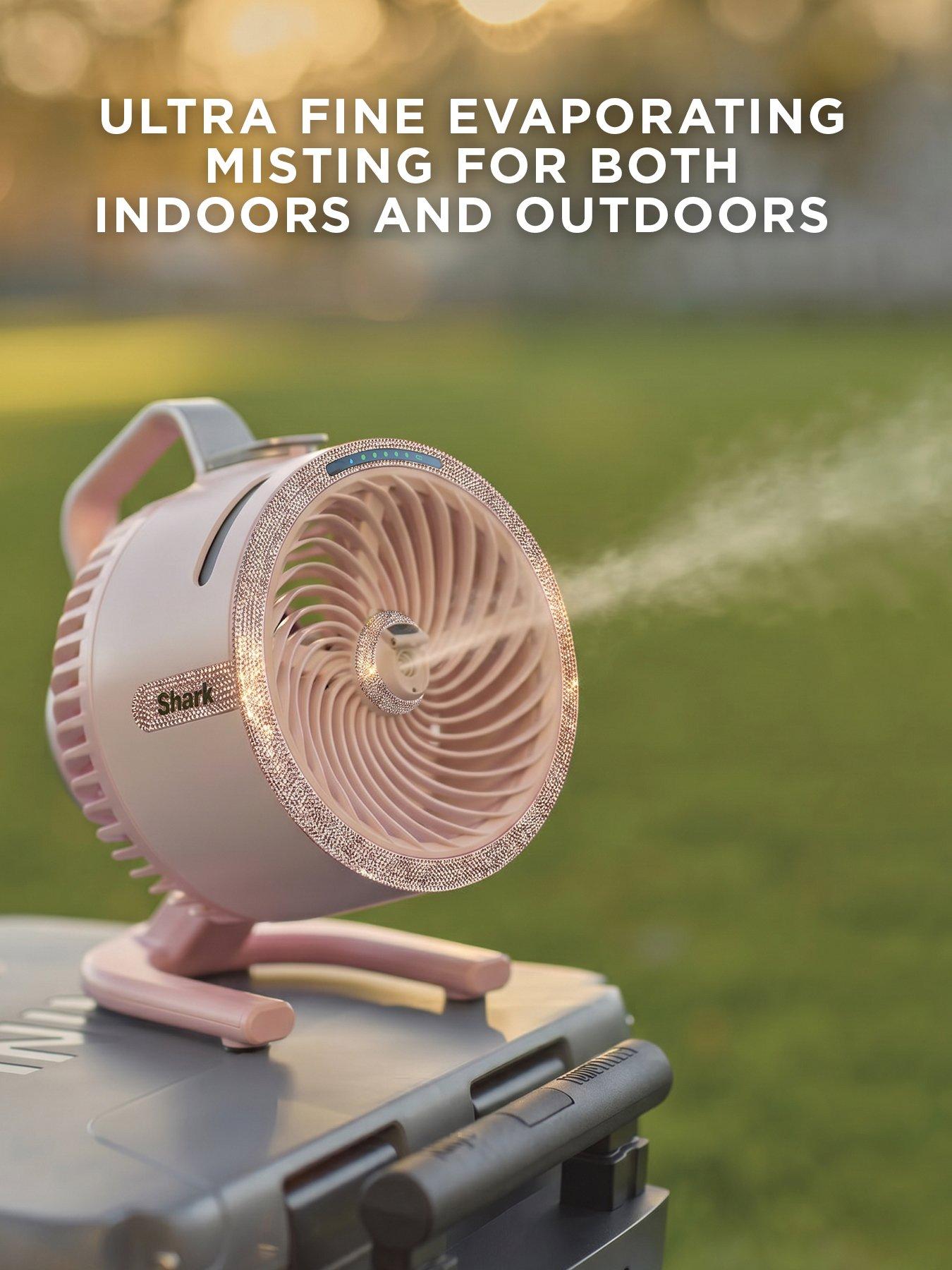 Image 4 of 7 of Shark FlexBreeze HydroGo Misting Portable Desk Top&nbsp;Fan - Limited Edition Pink Diamond