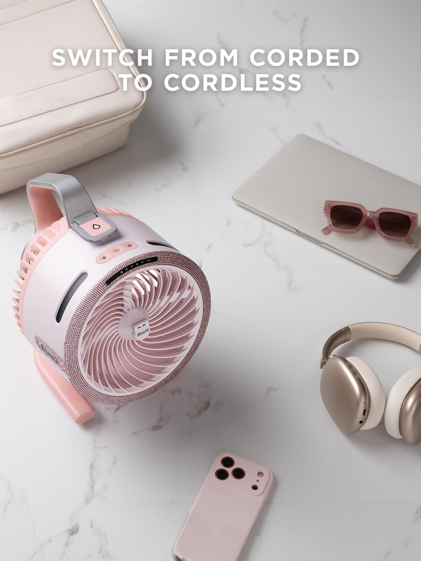 Image 5 of 7 of Shark FlexBreeze HydroGo Misting Portable Desk Top&nbsp;Fan - Limited Edition Pink Diamond