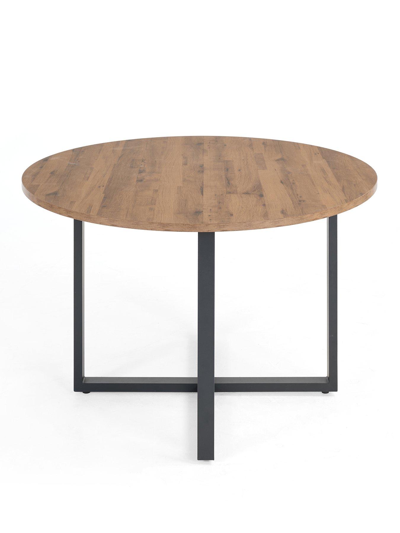Image 2 of 7 of The Very Collection Harlem Mid Oak Round Dining Table - FSC&reg; Certified