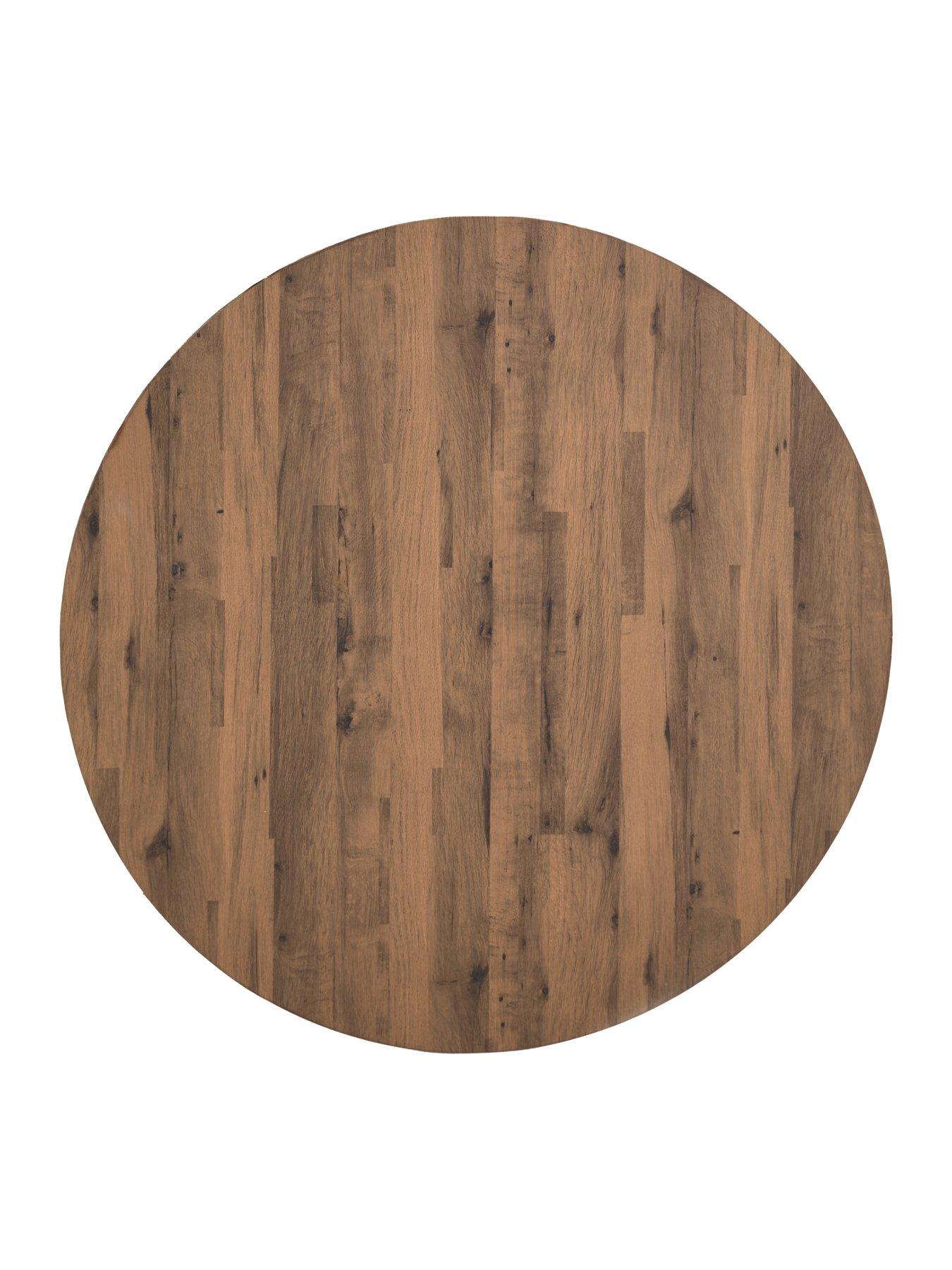 Image 4 of 7 of The Very Collection Harlem Mid Oak Round Dining Table - FSC&reg; Certified