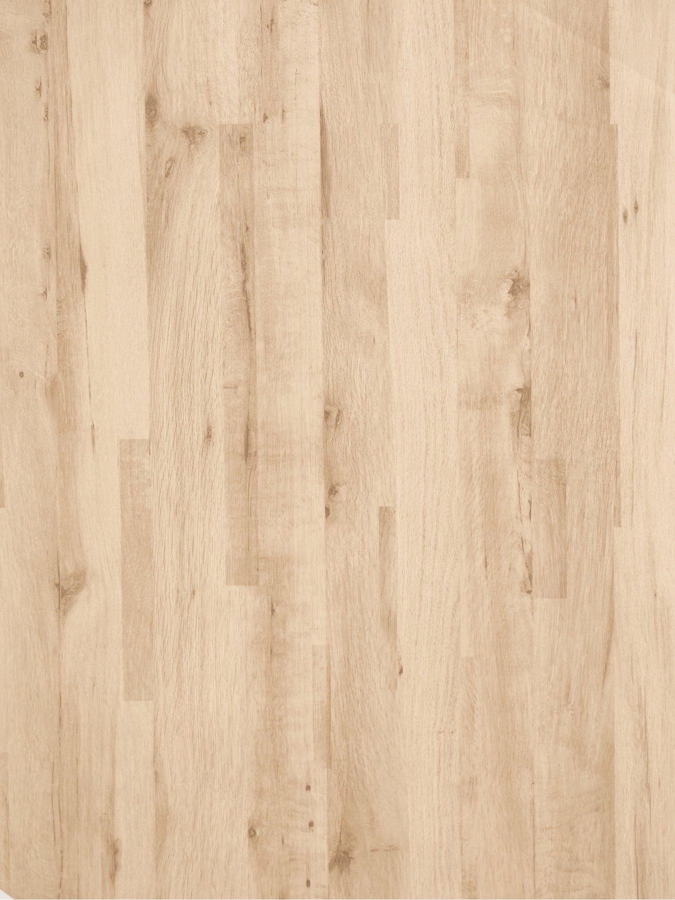 Image 7 of 7 of The Very Collection Harlem Light Oak Round Dining Table - FSC&reg; Certified