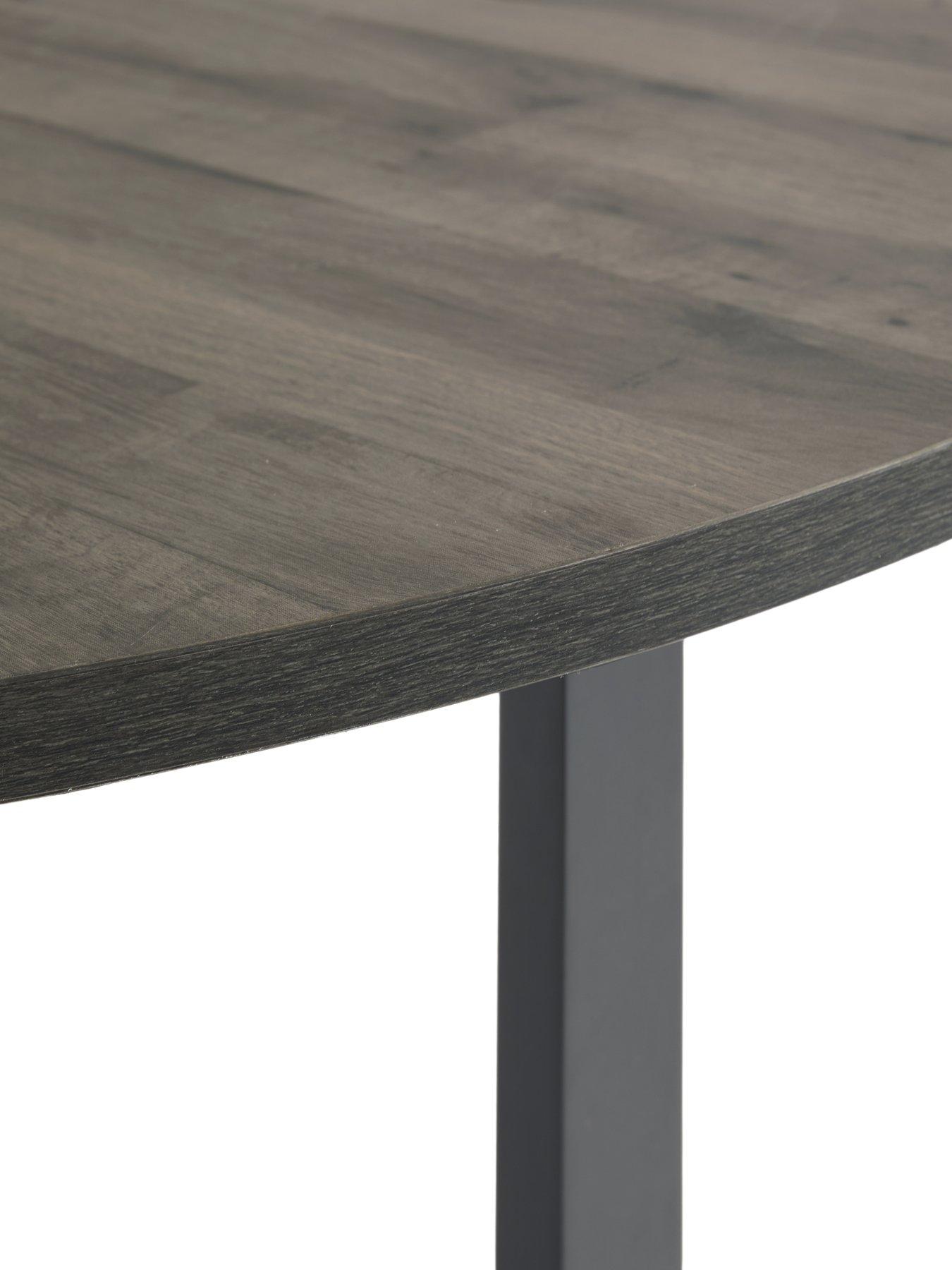 Image 5 of 7 of The Very Collection Harlem Black Oak Round Dining Table - FSC&reg; Certified
