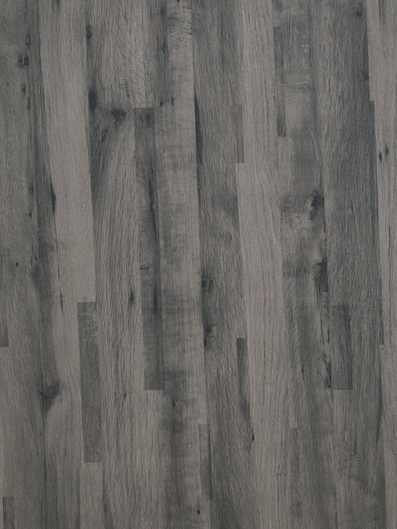 Image 7 of 7 of The Very Collection Harlem Black Oak Round Dining Table - FSC&reg; Certified