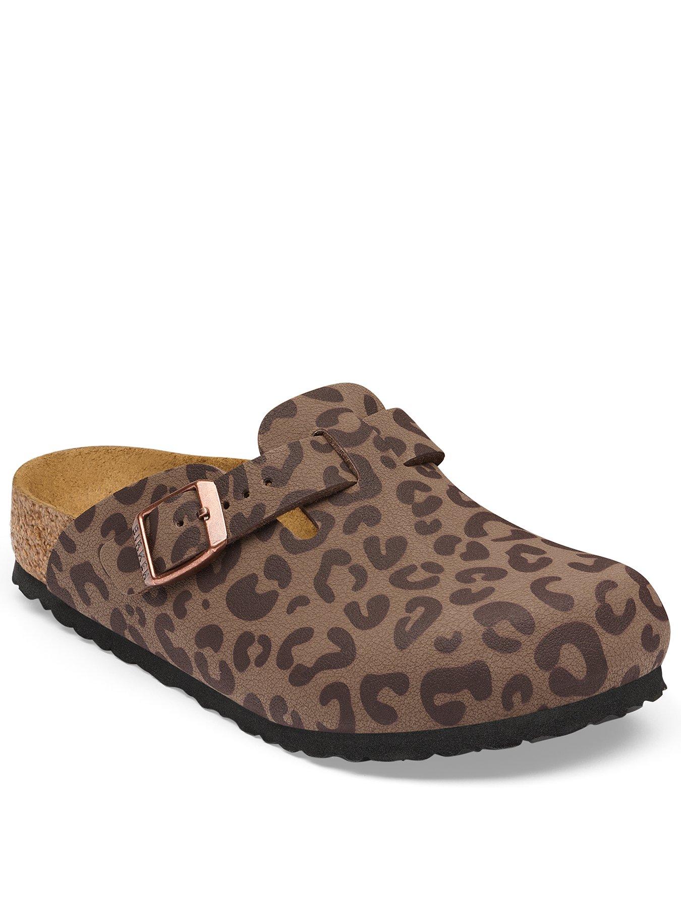 Birkenstock Kids Boston Kids - Leopard Mocca