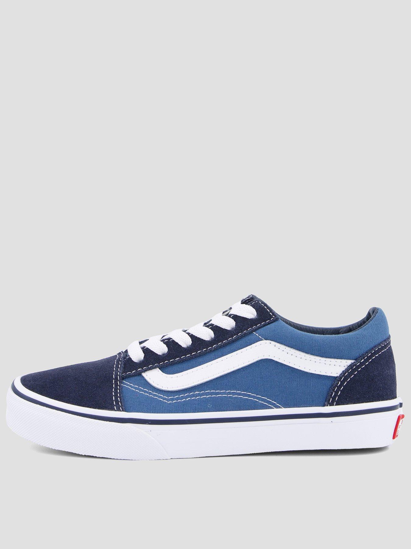 Image 1 of 7 of Vans Junior Old Skool Trainer - Blue