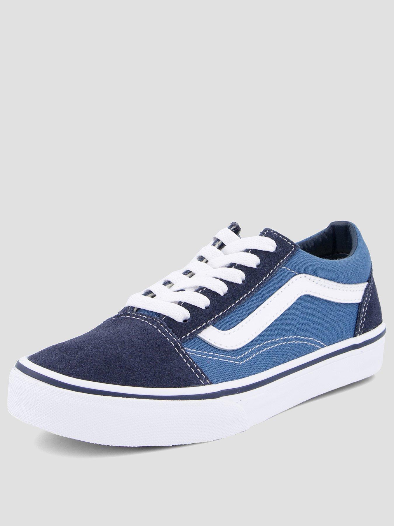 Image 2 of 7 of Vans Junior Old Skool Trainer - Blue