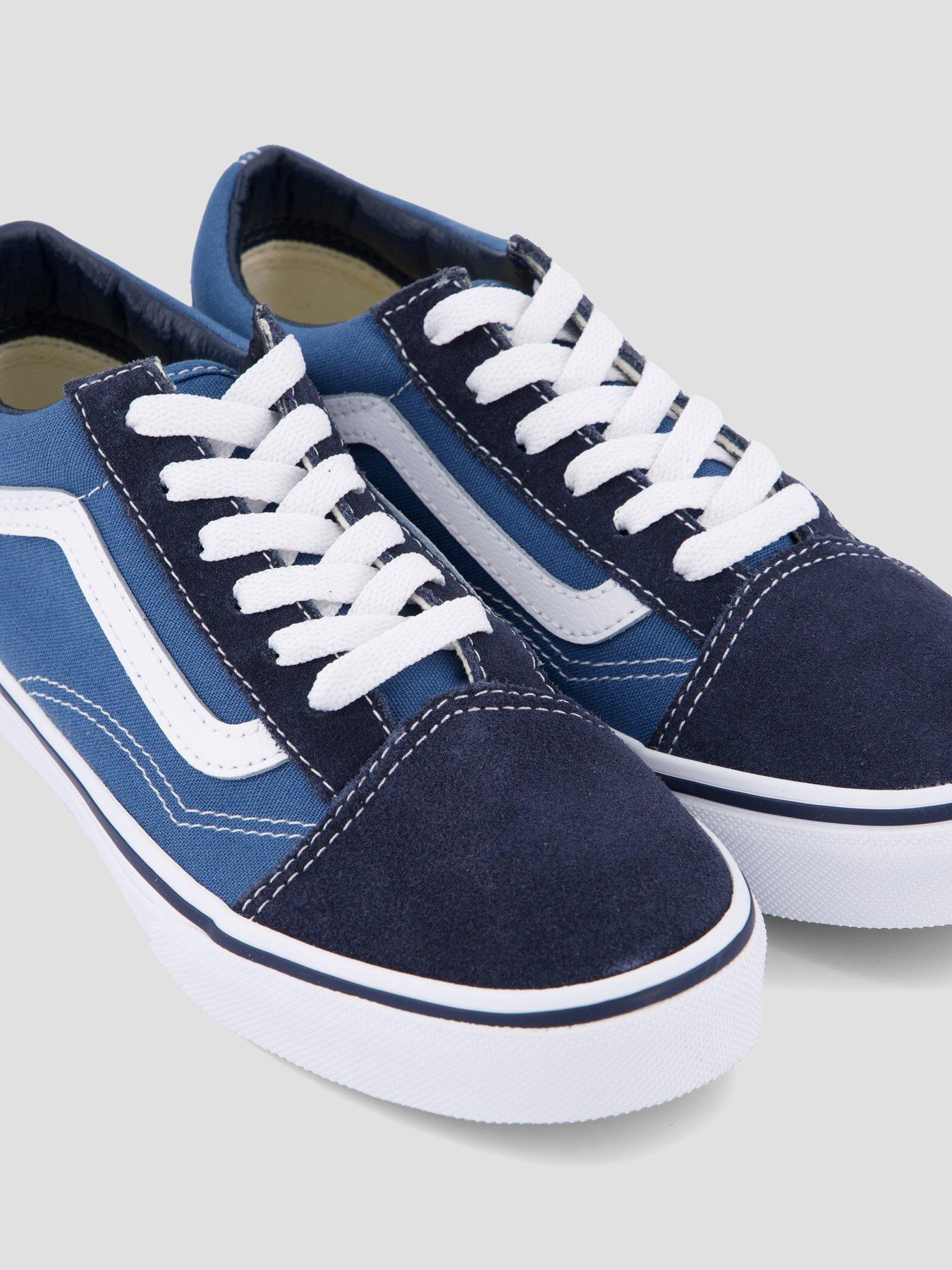 Image 5 of 7 of Vans Junior Old Skool Trainer - Blue