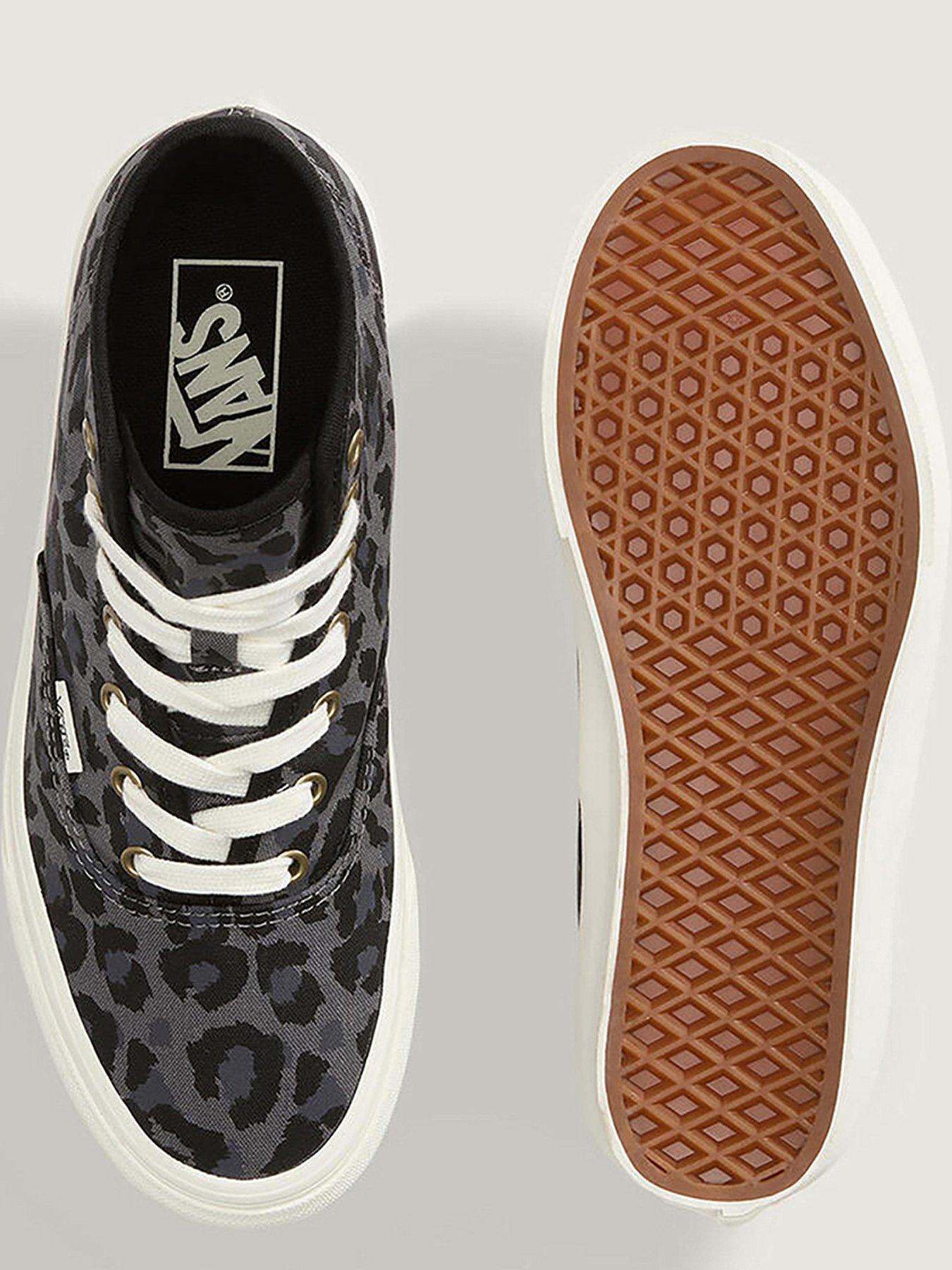 Image 4 of 4 of Vans Womens Authentic Leopard Print Hi 2.0 Trainer - Grey/ Black