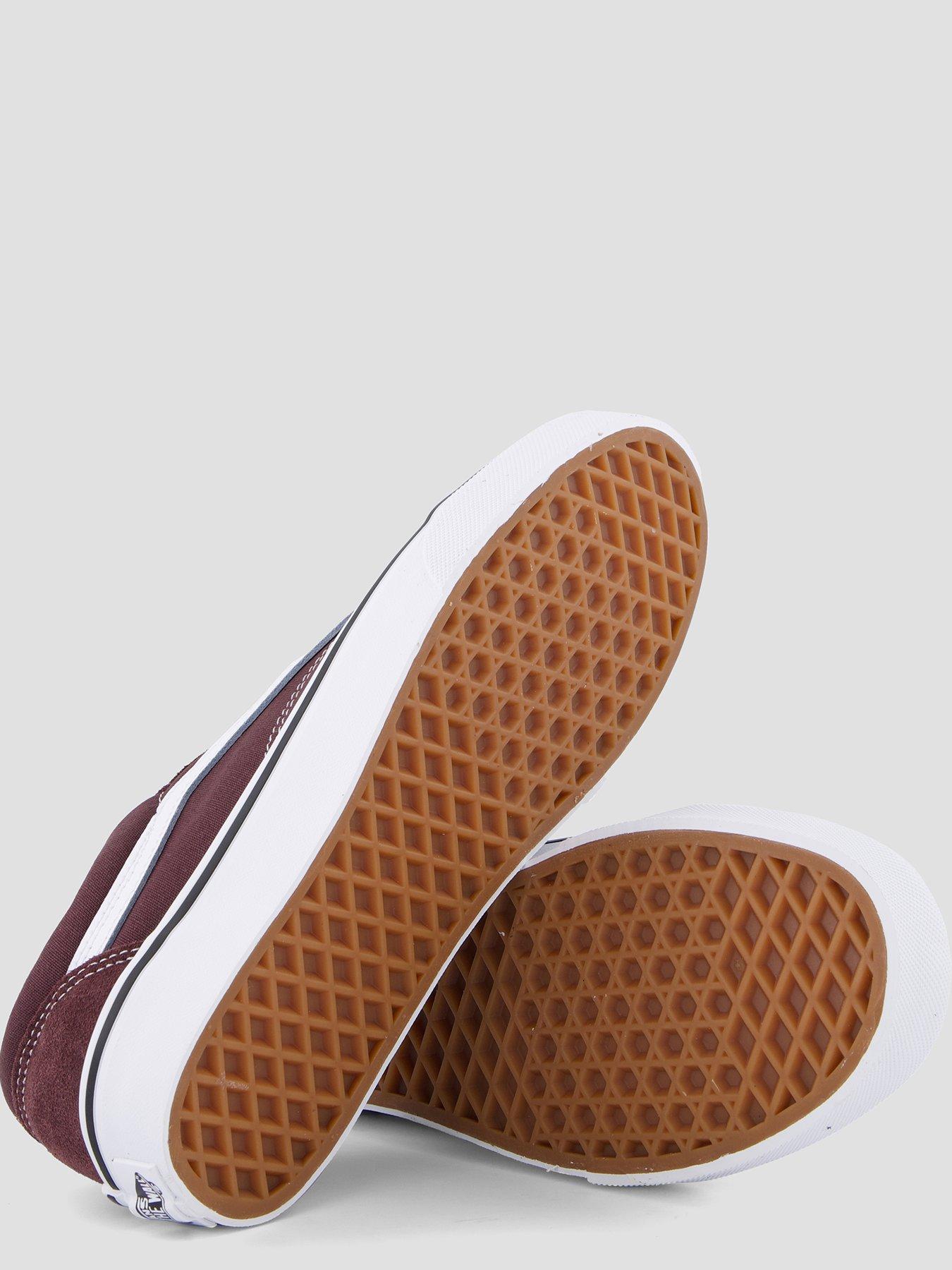 Image 4 of 7 of Vans Womens Old Skool Sidestripe Low-Profile Lace-Up Trainers - Brown