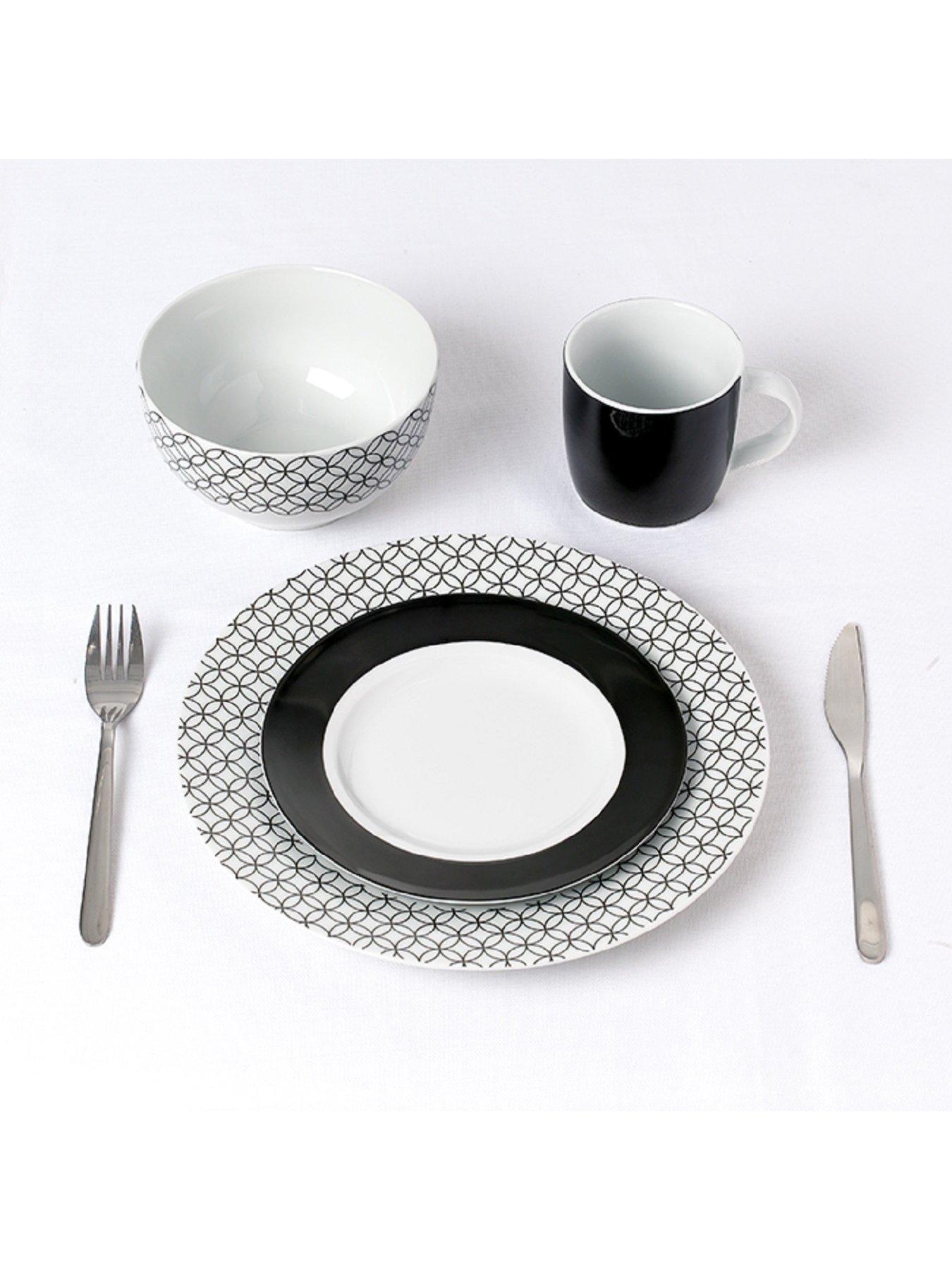  image of waterside-16pc-black-geo