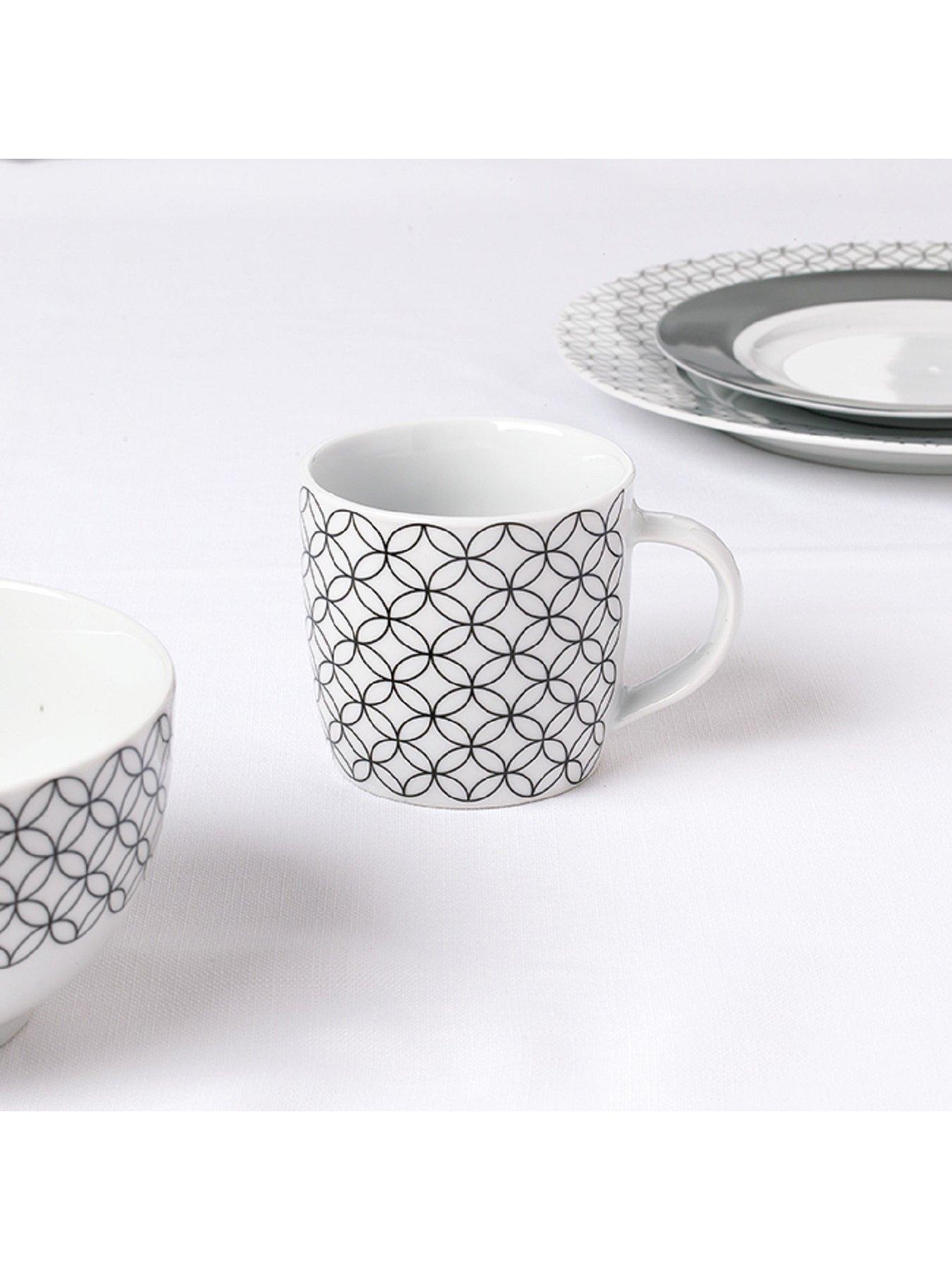  image of waterside-16pc-black-geo