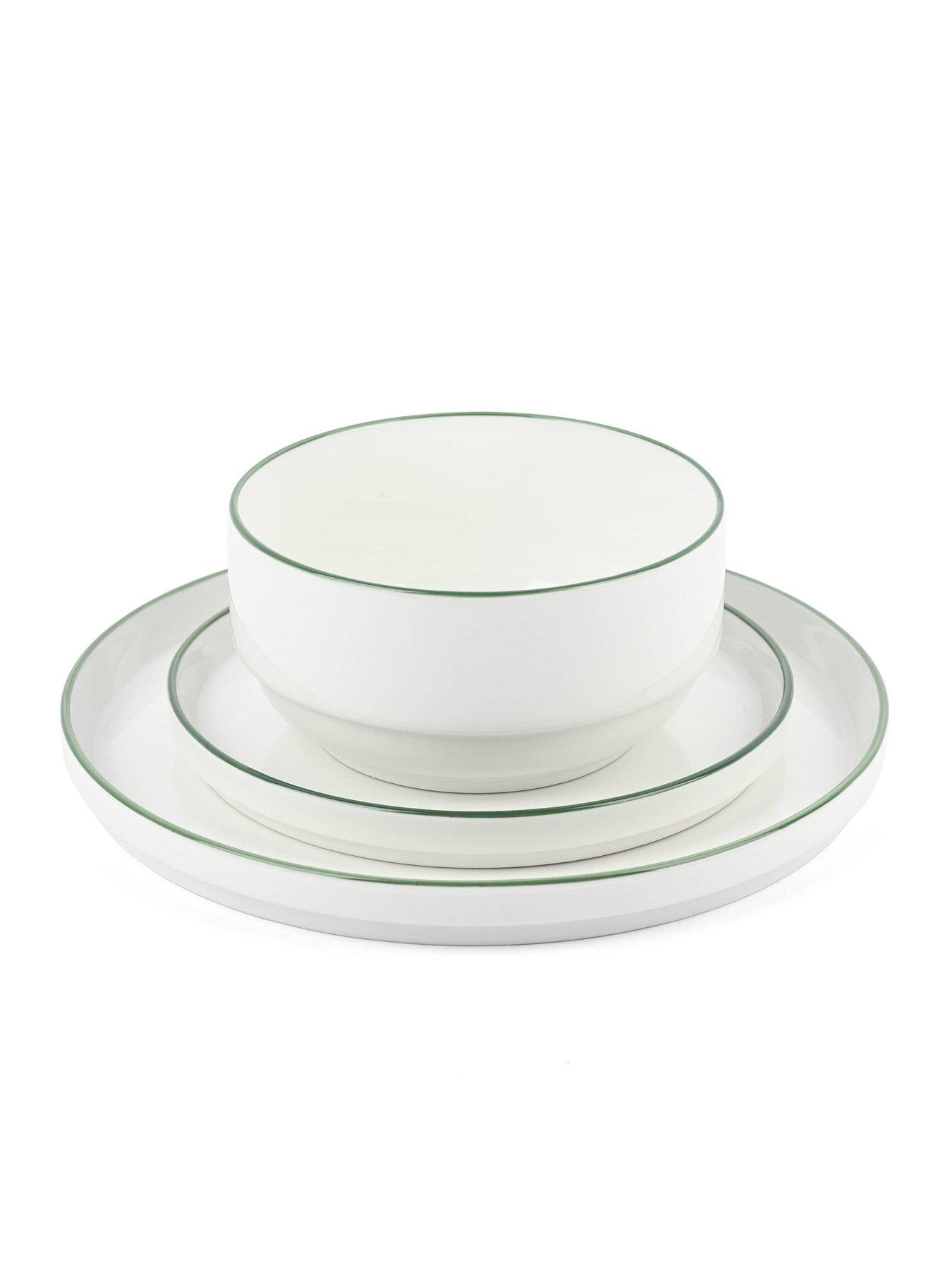  image of waterside-12pc-stacking-green-rim
