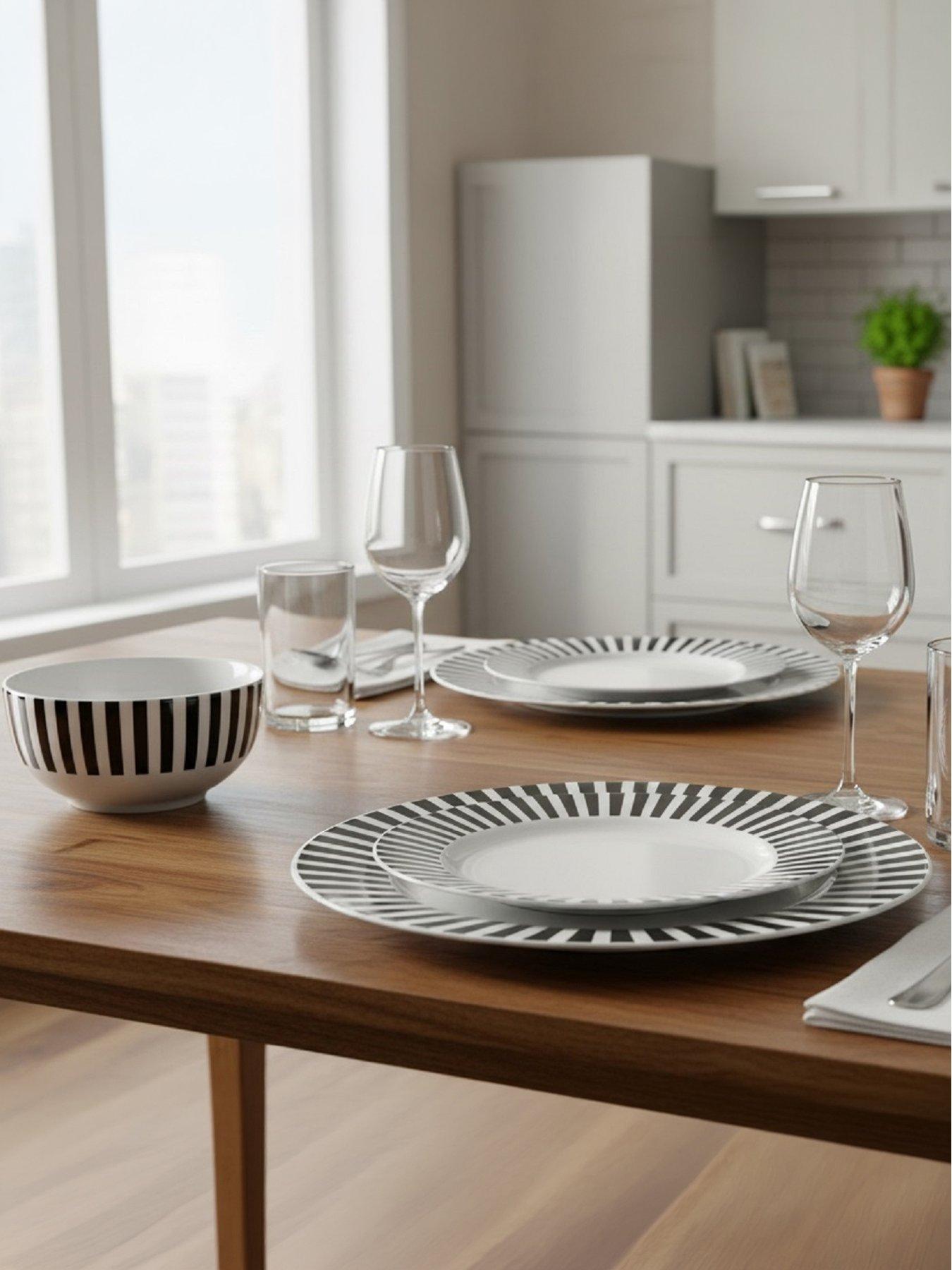  image of waterside-12pc-black-stripe