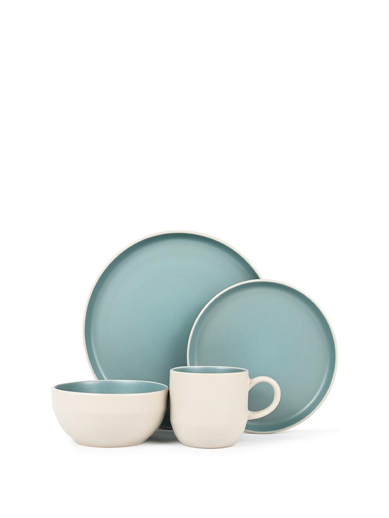 Image 2 of 3 of WATERSIDE 16pc 2tone Pastel Blue