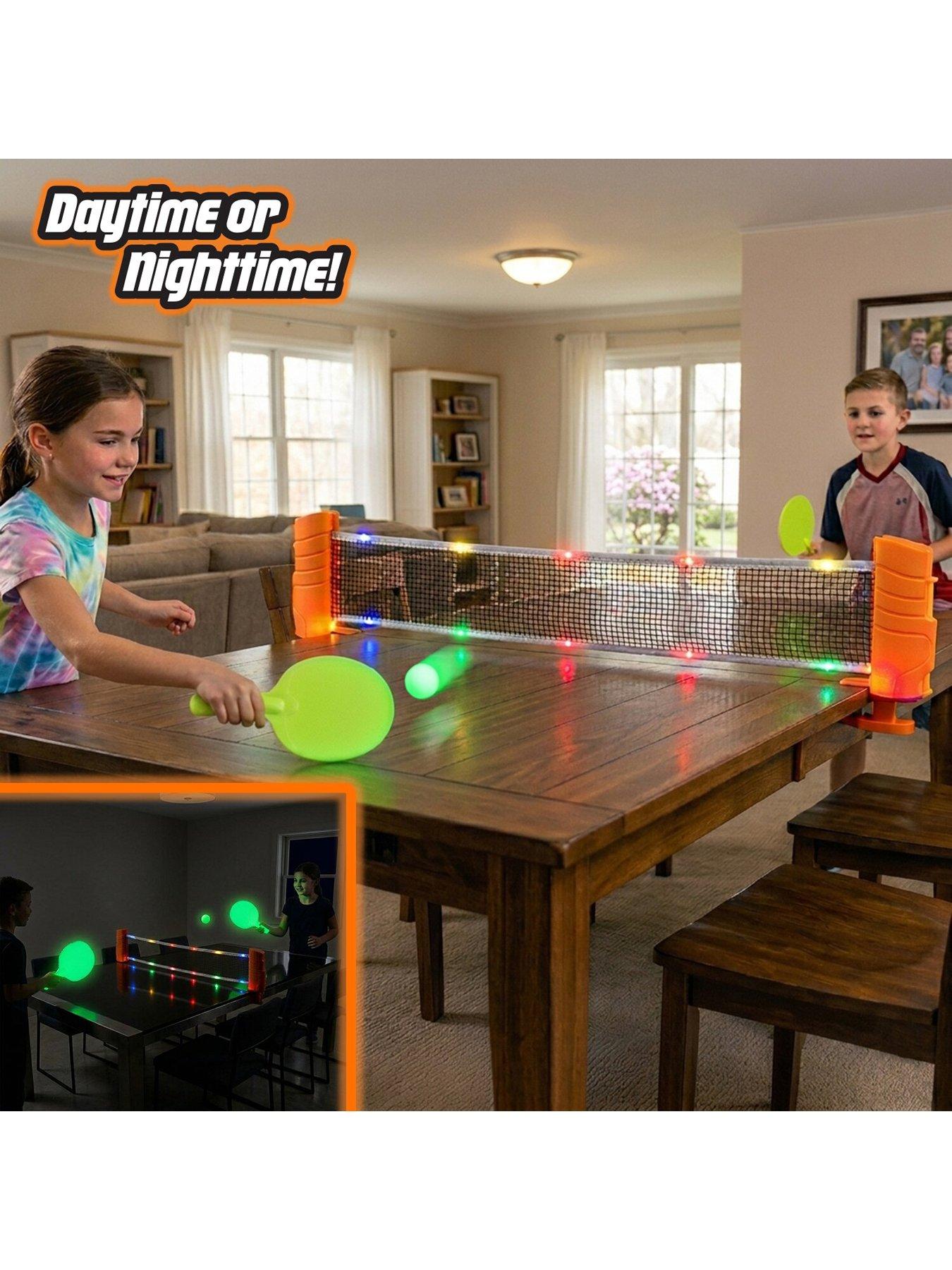 Image 3 of 7 of Glow Games Glow Games Light-Up Table Tennis