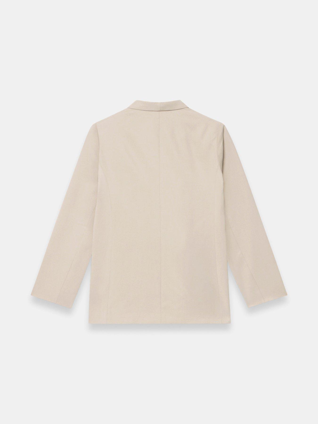 Image 6 of 6 of Mint Velvet Taupe Relaxed&nbsp;Blazer - Cream