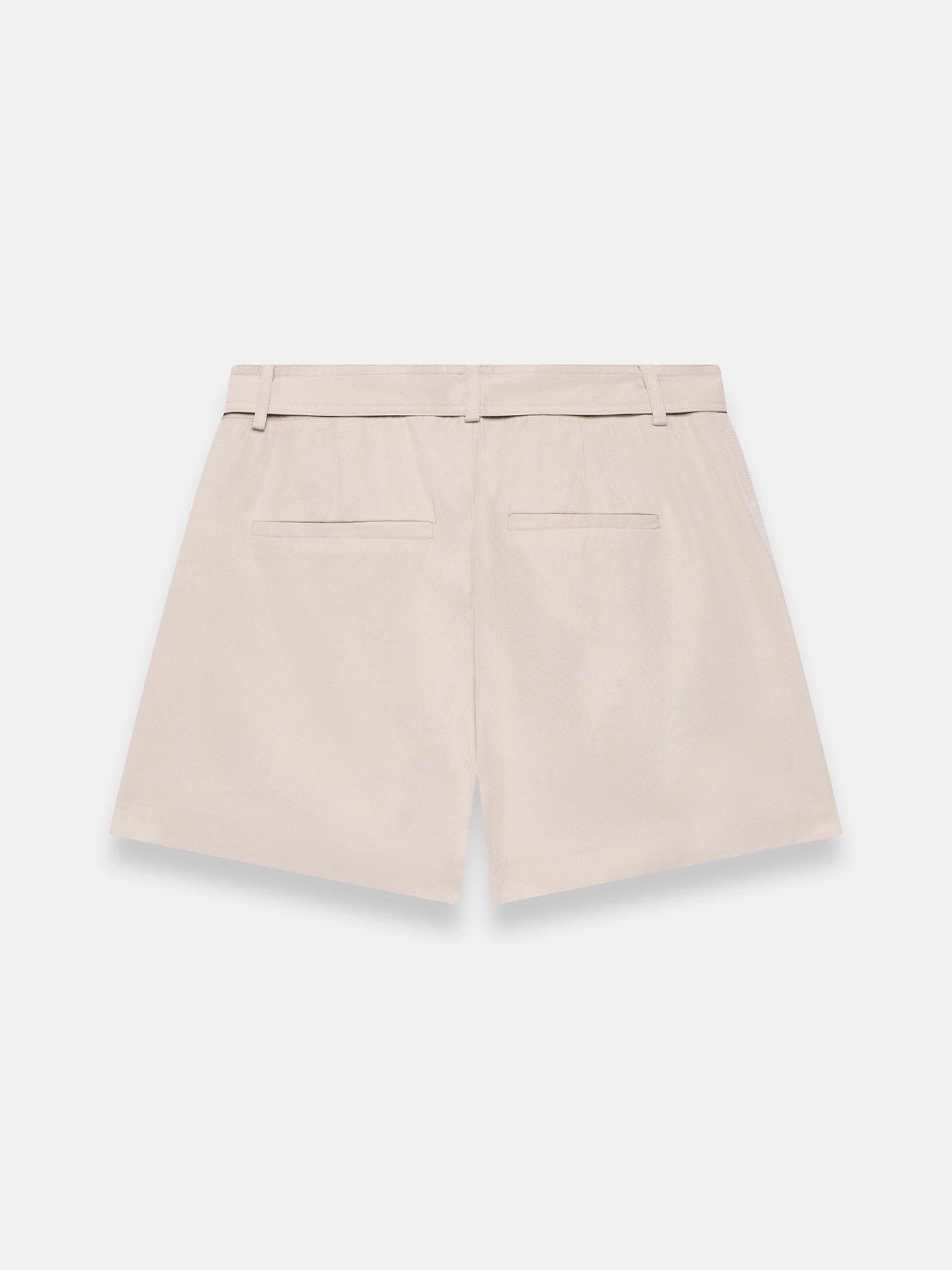 Image 6 of 6 of Mint Velvet Taupe Tencel Short