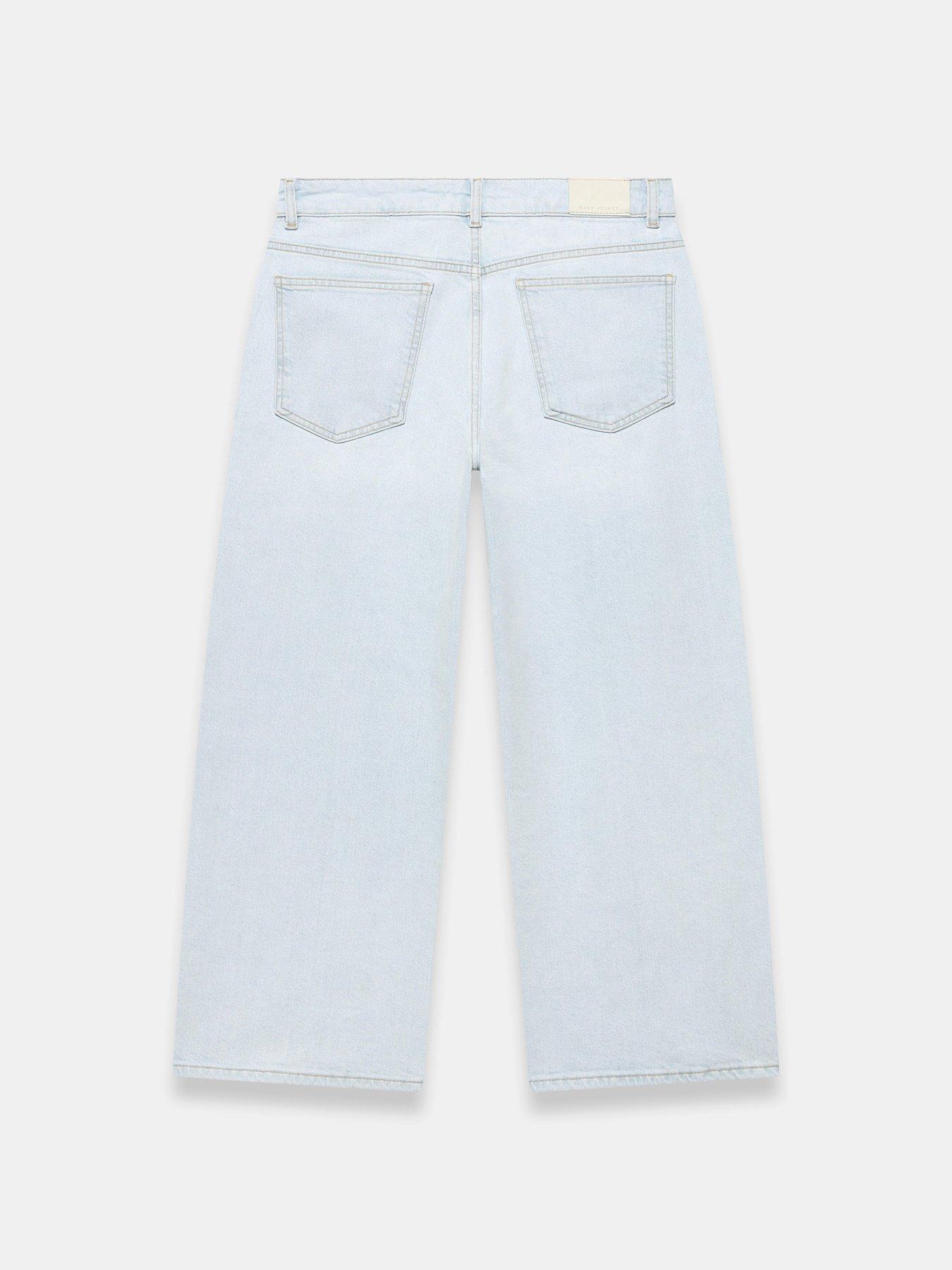 Image 6 of 6 of Mint Velvet Light Indigo Ankle Wide Jean
