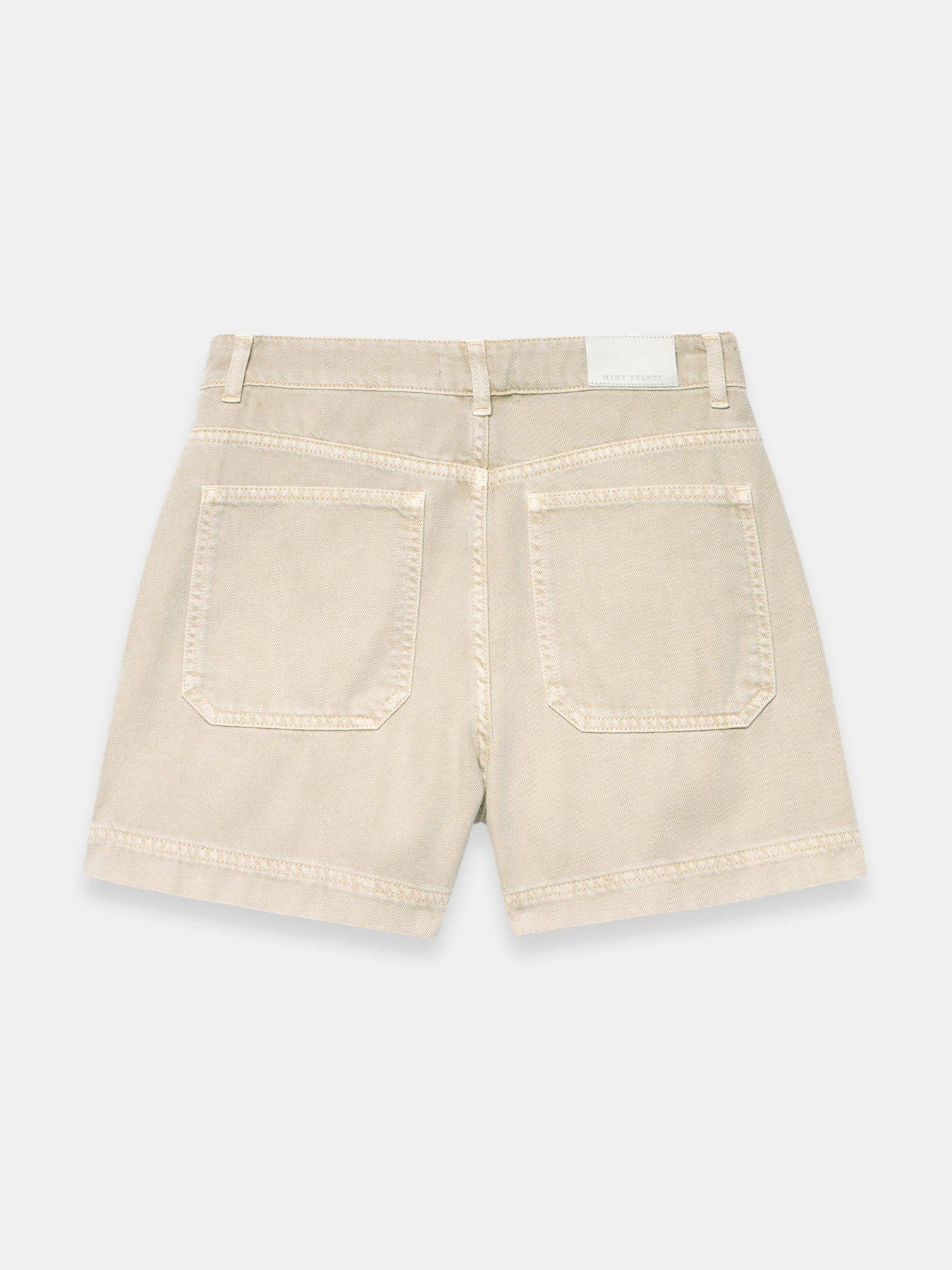 Image 6 of 6 of Mint Velvet Sand Pocket Detail Short - Cream
