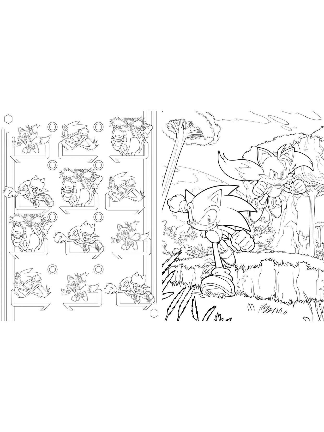 Image 3 of 3 of Sonic the Hedgehog The Official Coloring Book