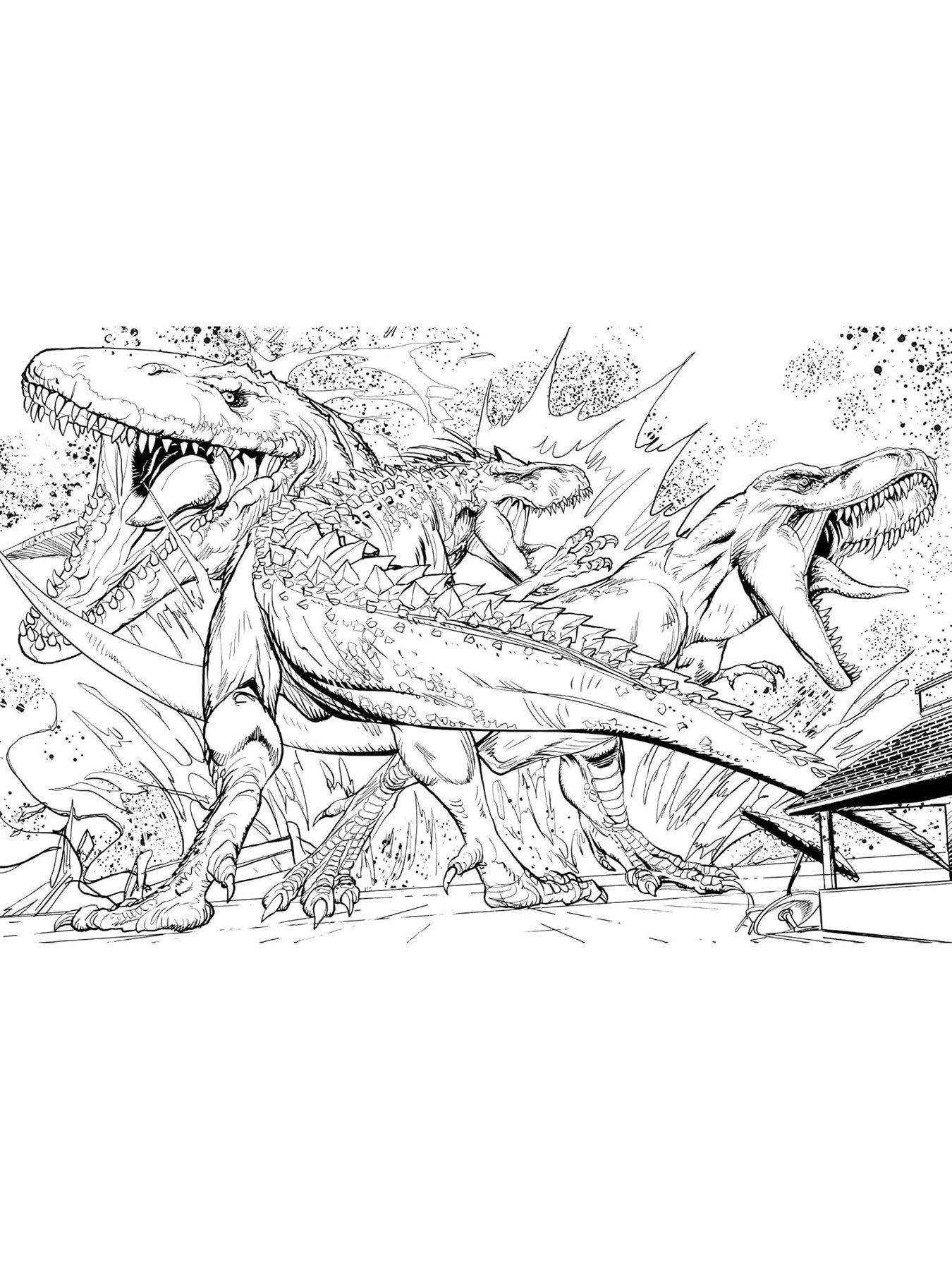 Image 3 of 4 of JURASSIC WORLD The Official Coloring Book