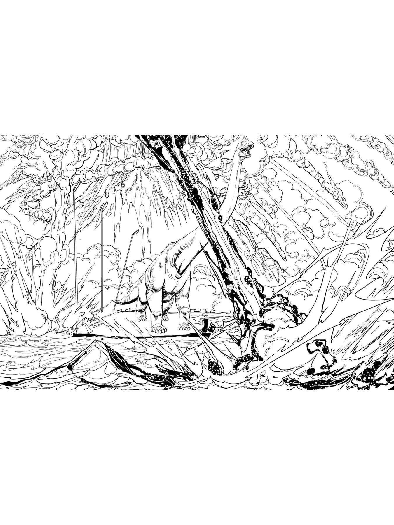 Image 4 of 4 of JURASSIC WORLD The Official Coloring Book