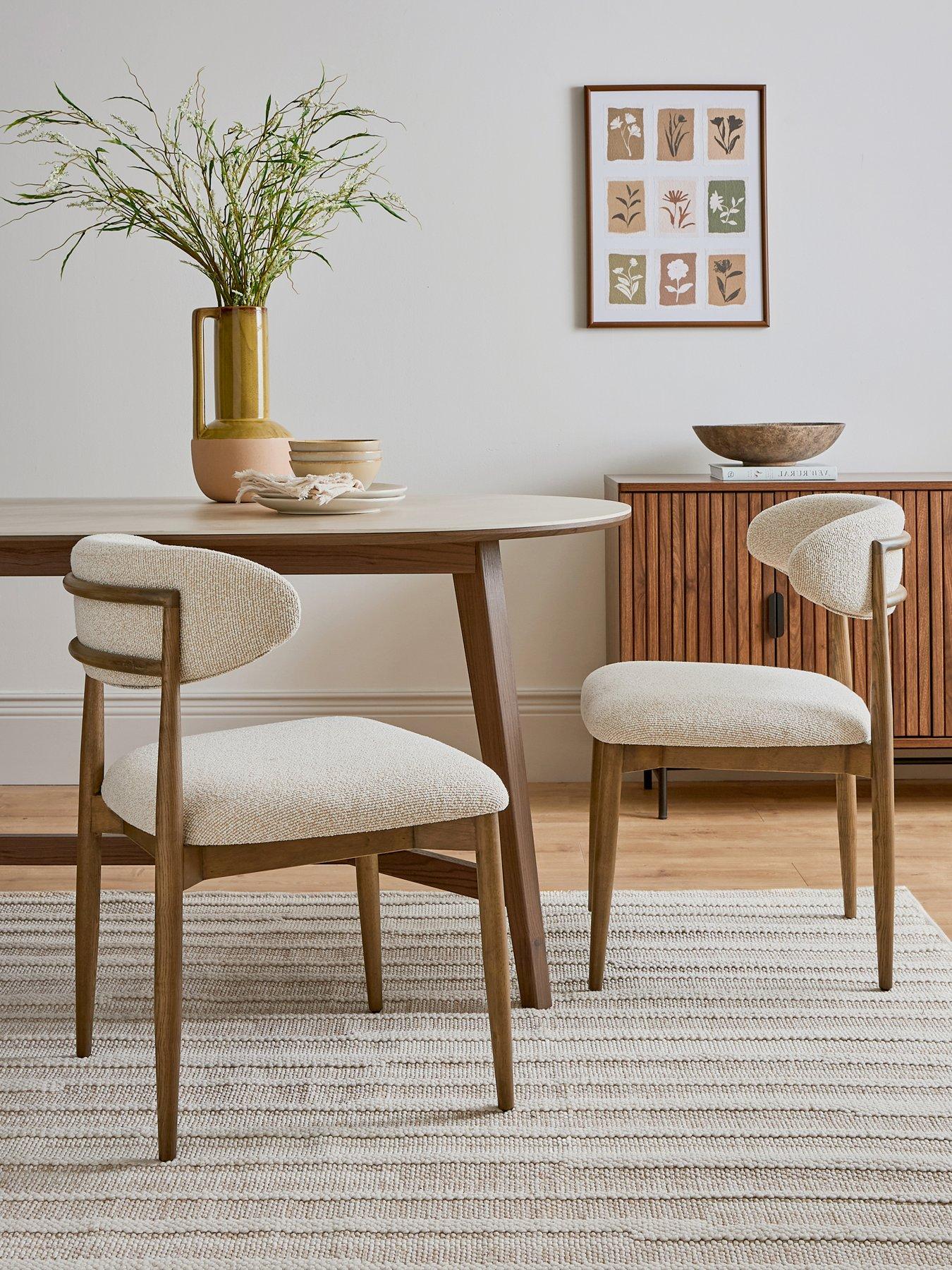 Image 1 of 7 of The Very Collection Lara Pair Of Dining Chairs - FSC&reg; Certified