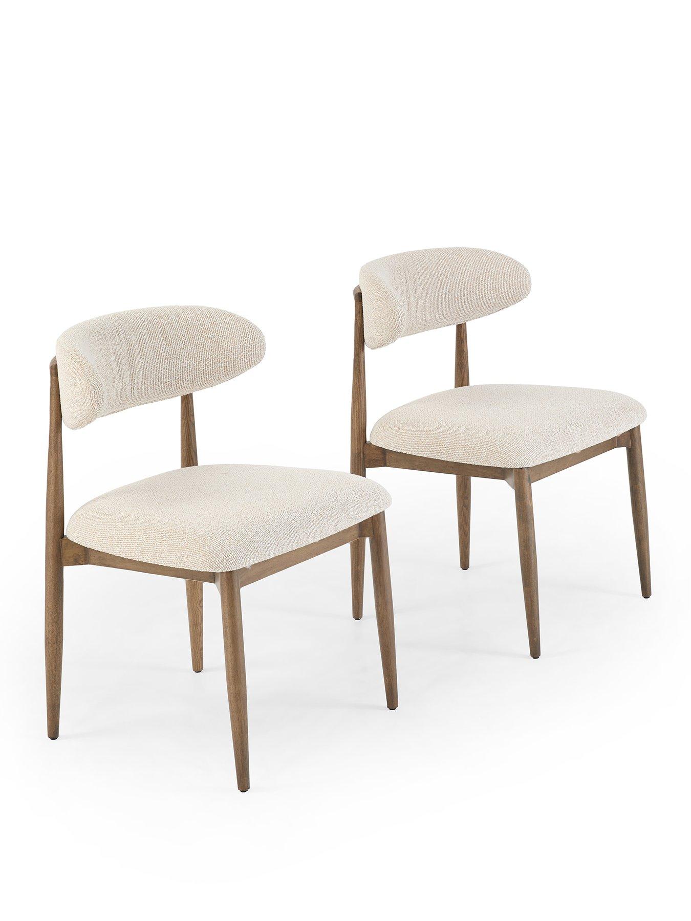 Image 2 of 7 of The Very Collection Lara Pair Of Dining Chairs - FSC&reg; Certified