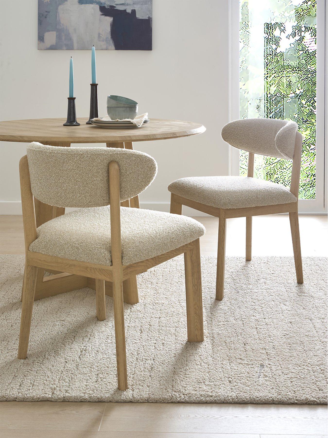 Image 1 of 7 of The Very Collection Hallie Pair Of Dining Chairs - FSC&reg; Certified