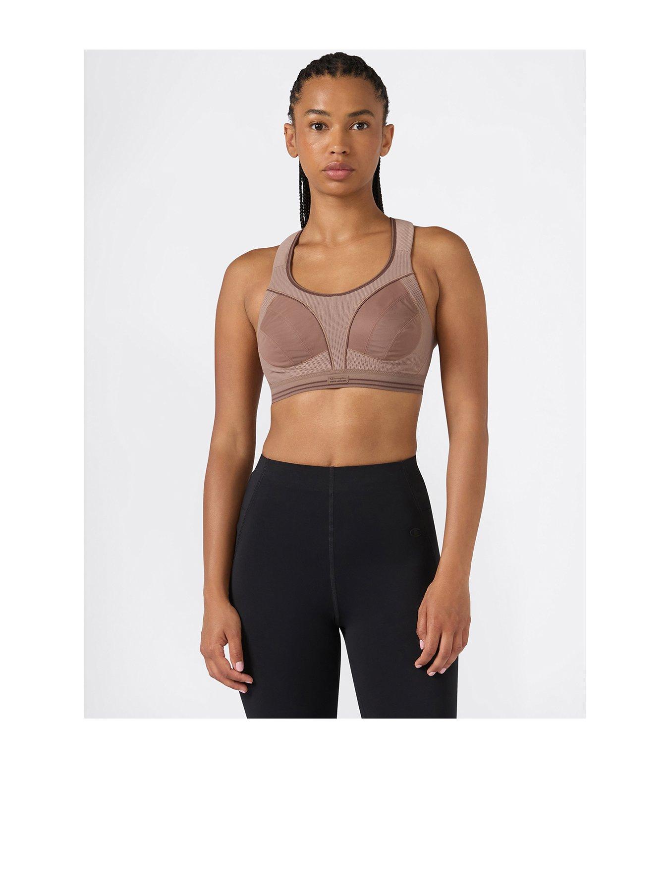 Shock Absorber Womens Running Ultimate Run Bra - Brown
