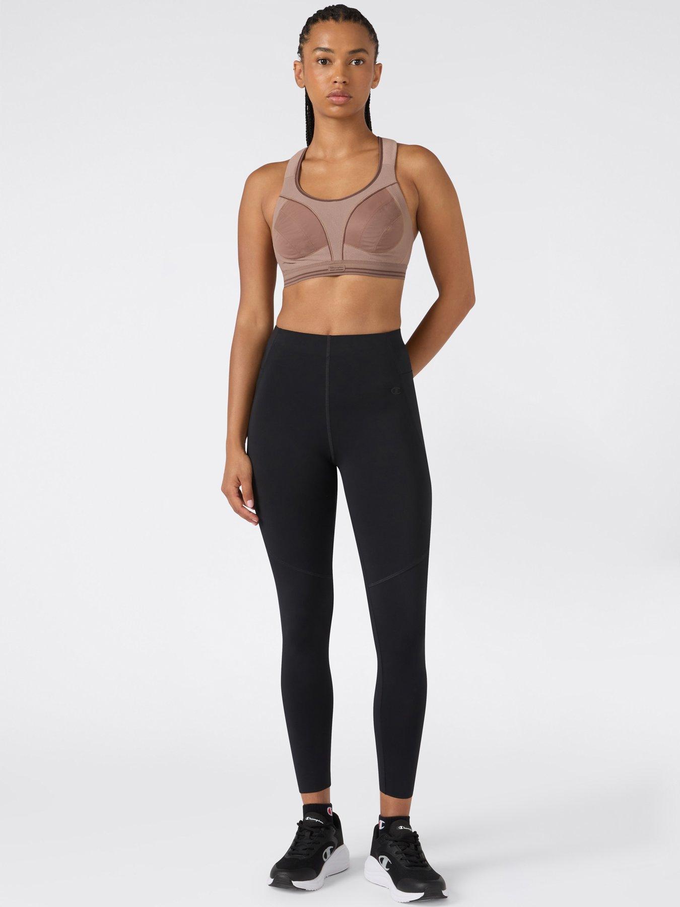 Image 3 of 4 of Shock Absorber Womens High Support Ultimate Running Sports Bra - Stone