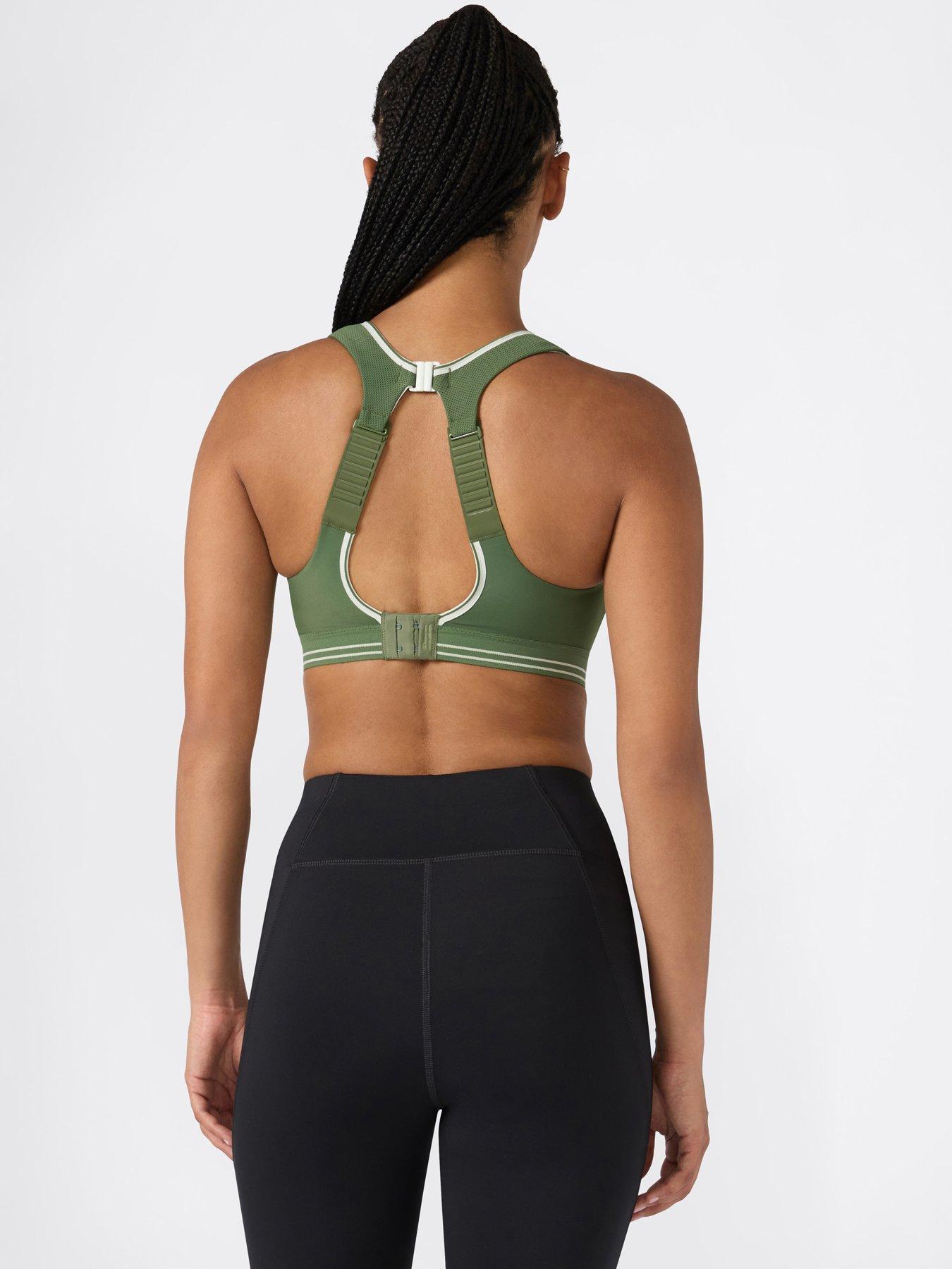 Image 2 of 4 of Shock Absorber Womens Running Ultimate Run Bra - Green