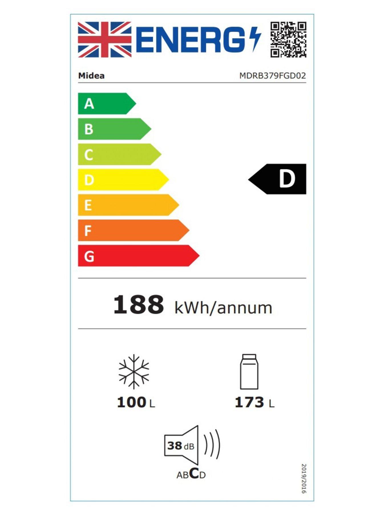 Image 7 of 7 of Midea MDRB379FGD02 55cm Combi Silver