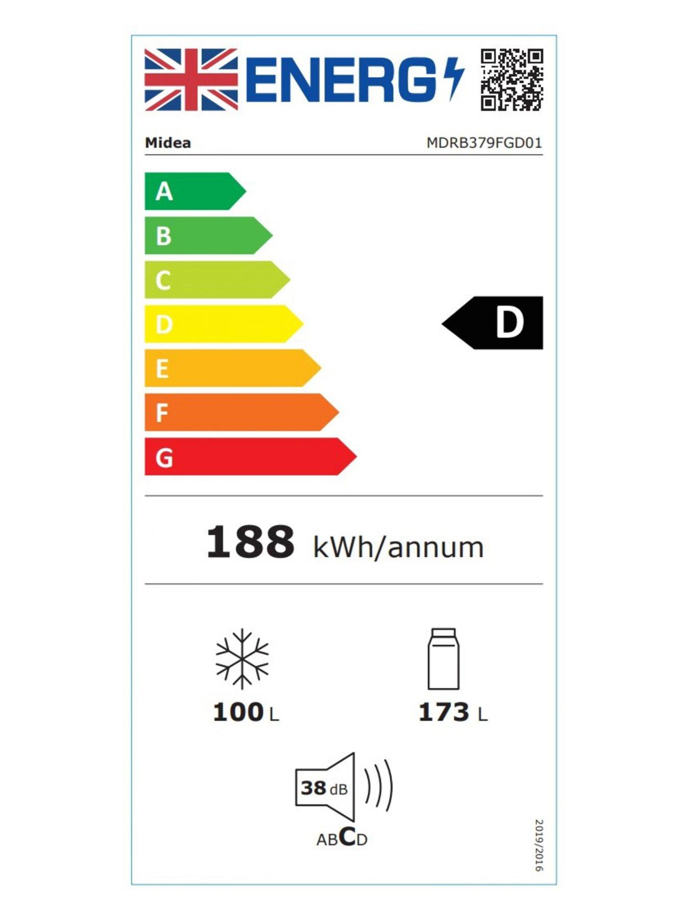 Image 7 of 7 of Midea MDRB379FGD01 55cm Combi White
