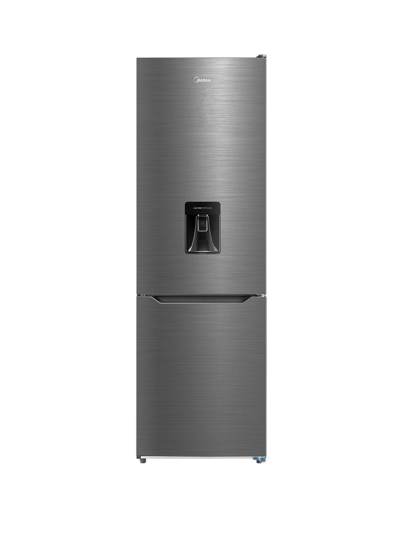 Midea MDRB424FGD46W Super Cool Technology 60cm Fridge Freezer Inox