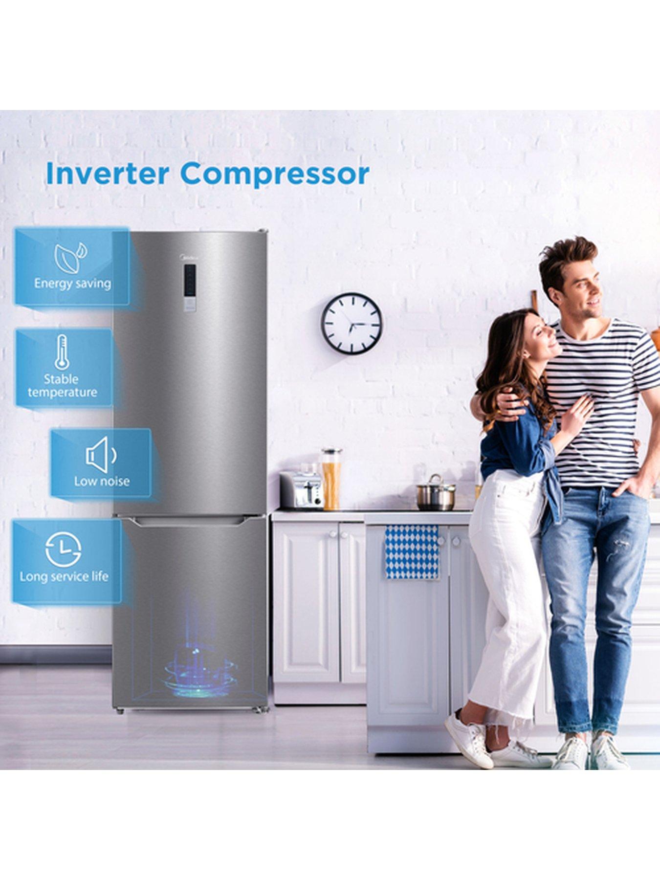 Image 2 of 7 of Midea MDRB424FGD02O 60cm Combi Silver