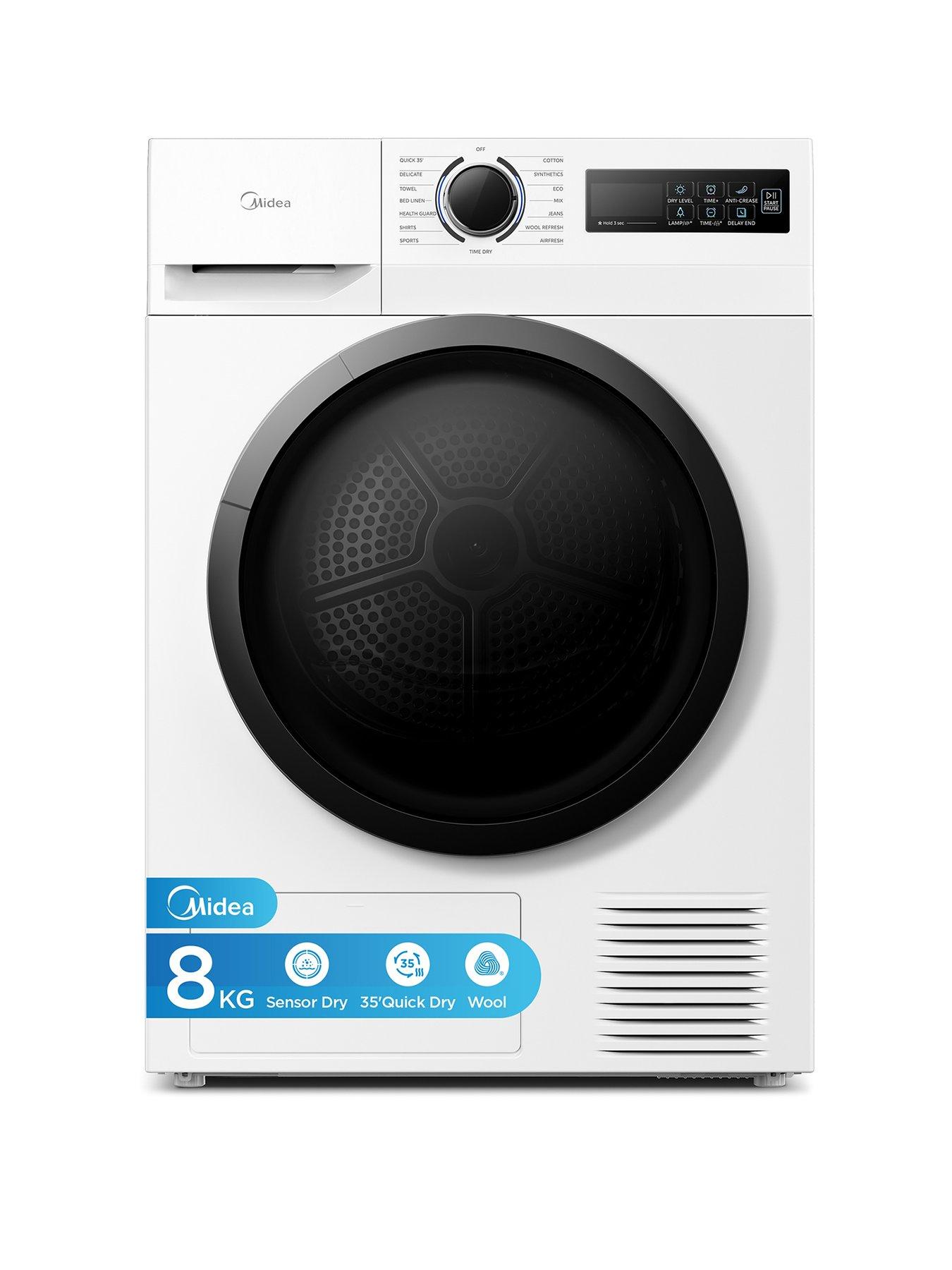 Midea Midea MD110H80D/W 8kg Heat Pump Tumble Dryer White