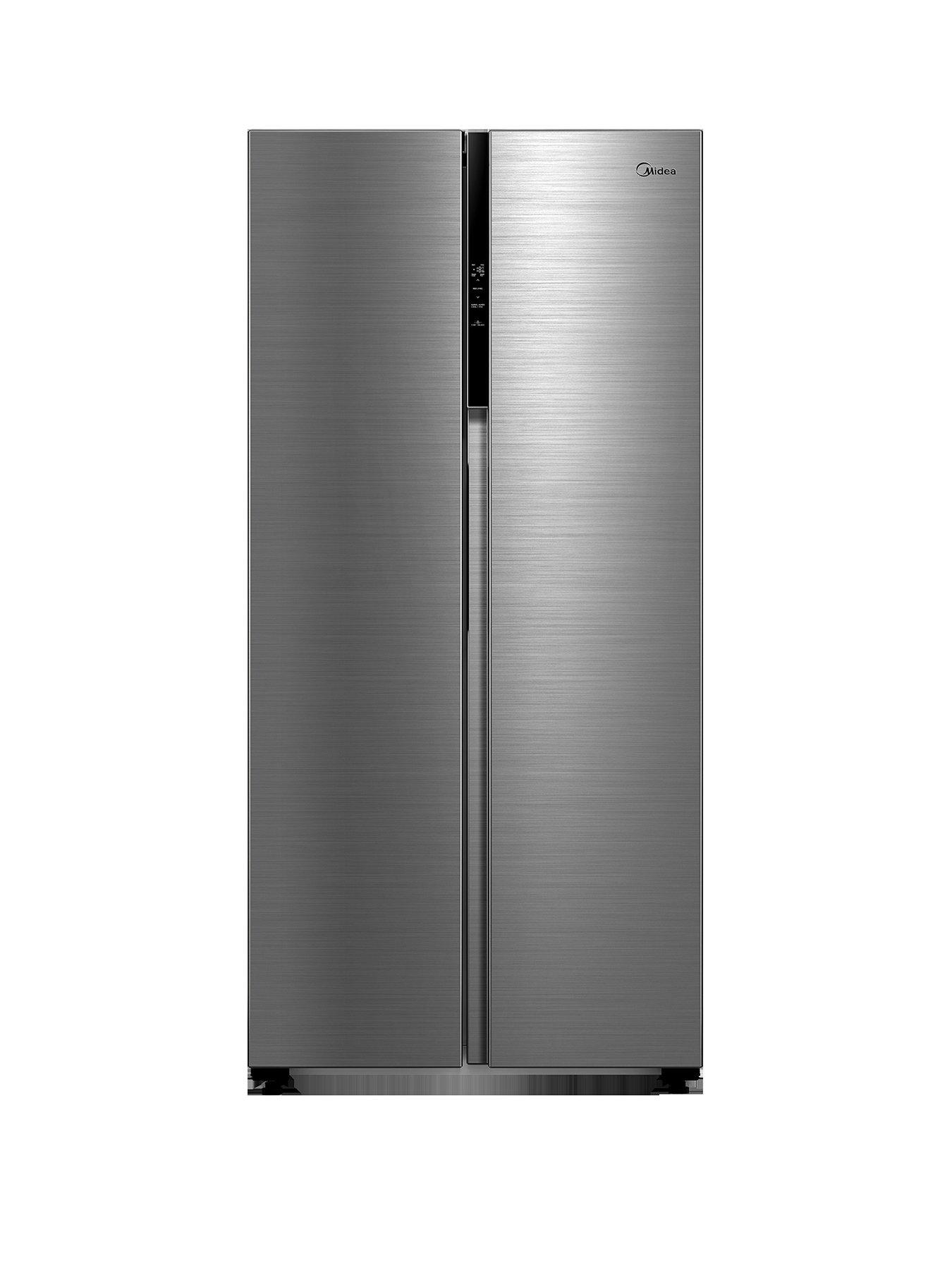 Midea MDRS619FIE46 Super Cool Technology American Style Fridge Freezer Inox