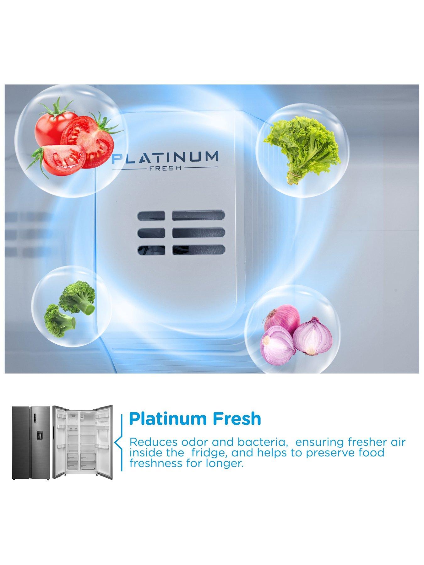 Image 3 of 7 of Midea MDRS710FGE02 SBS American Style Fridge Freezer Silver
