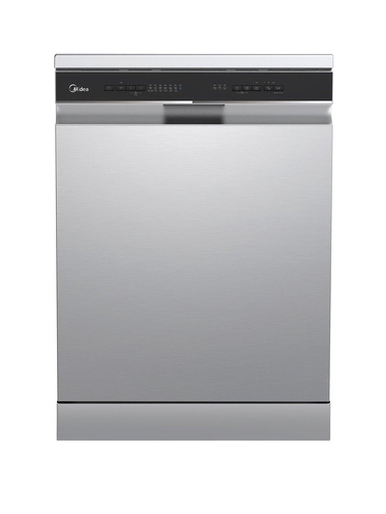 Midea MDWEF1433D(SS)-WG 14 place setting, Wifi Connected Full Size Dishwasher Silver