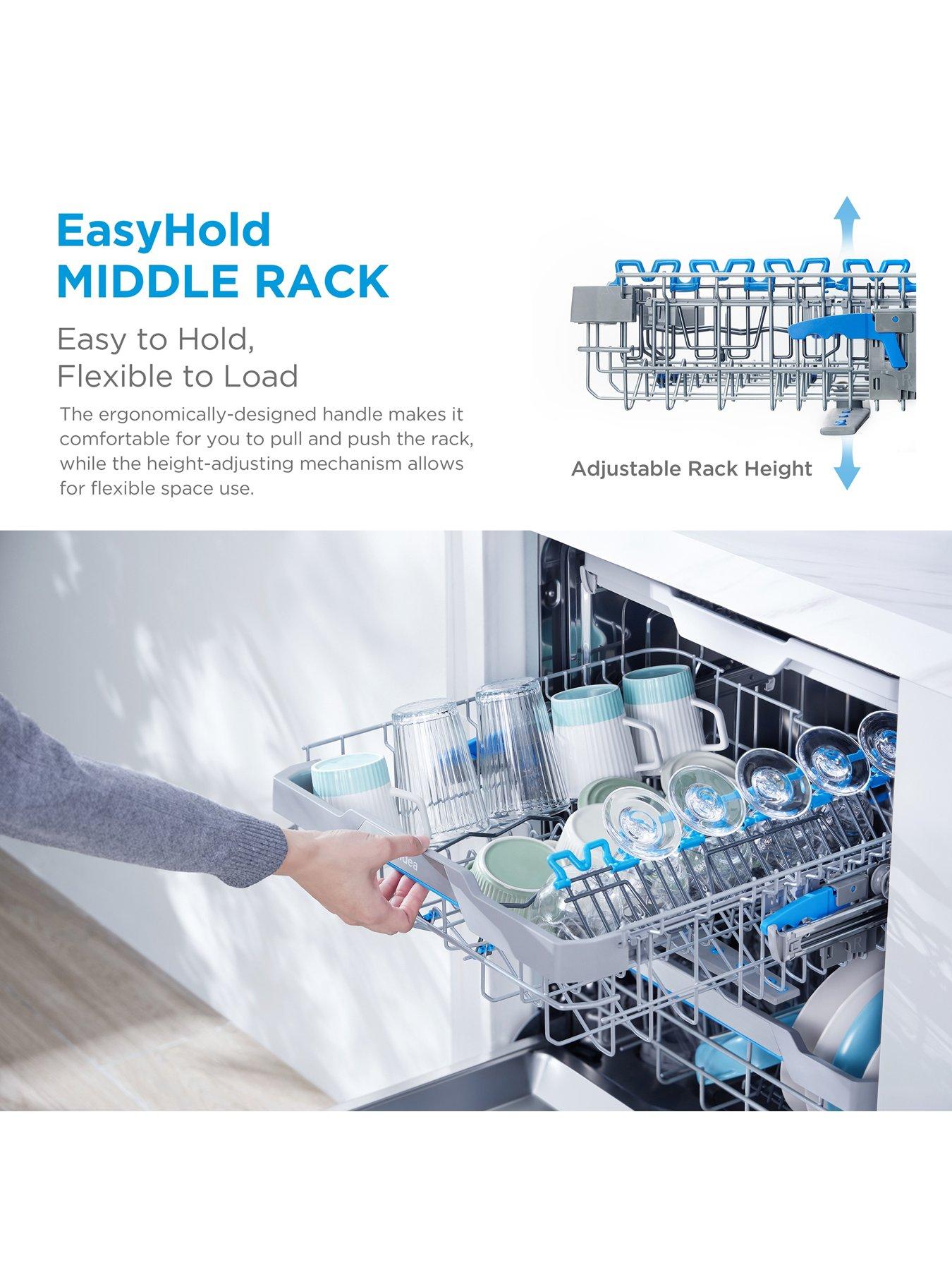 Image 4 of 7 of Midea Midea MDWEF1433D(W)-WG Full Size Dishwasher White