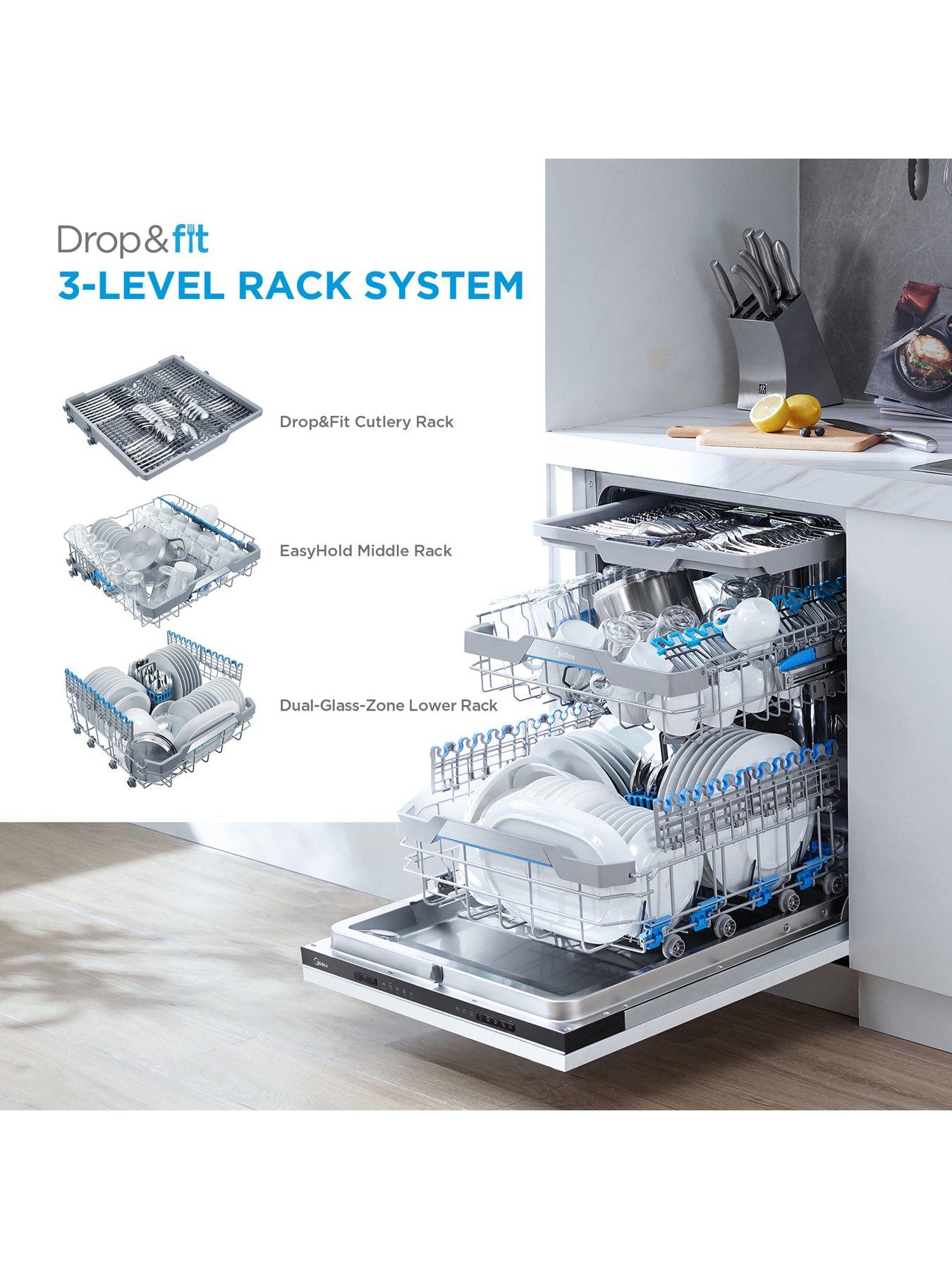 Image 6 of 7 of Midea Midea MDWEF1433D(W)-WG Full Size Dishwasher White