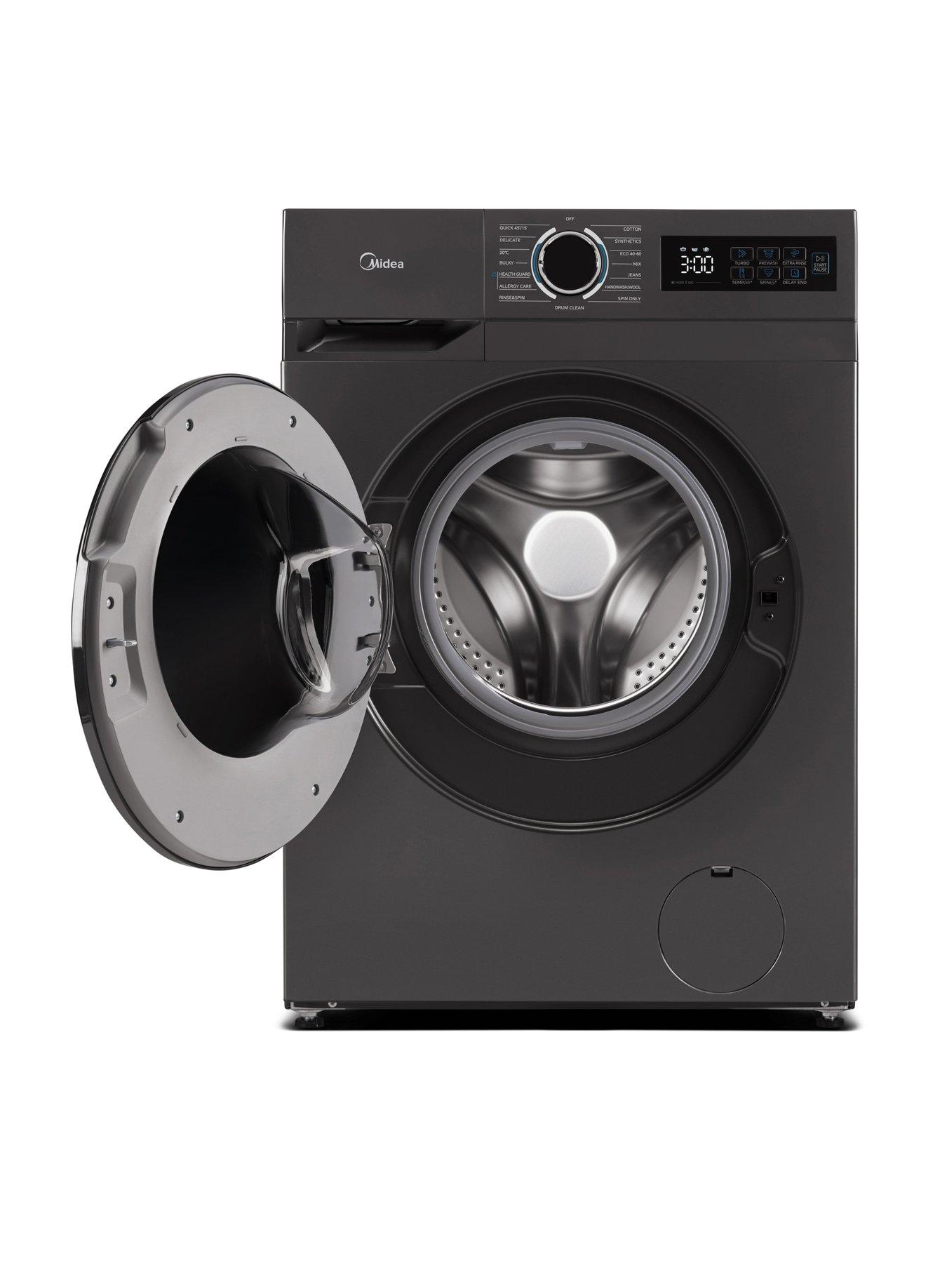 Image 2 of 7 of Midea Midea MF110W100BA10/T 10kg Washing Machine Graphite