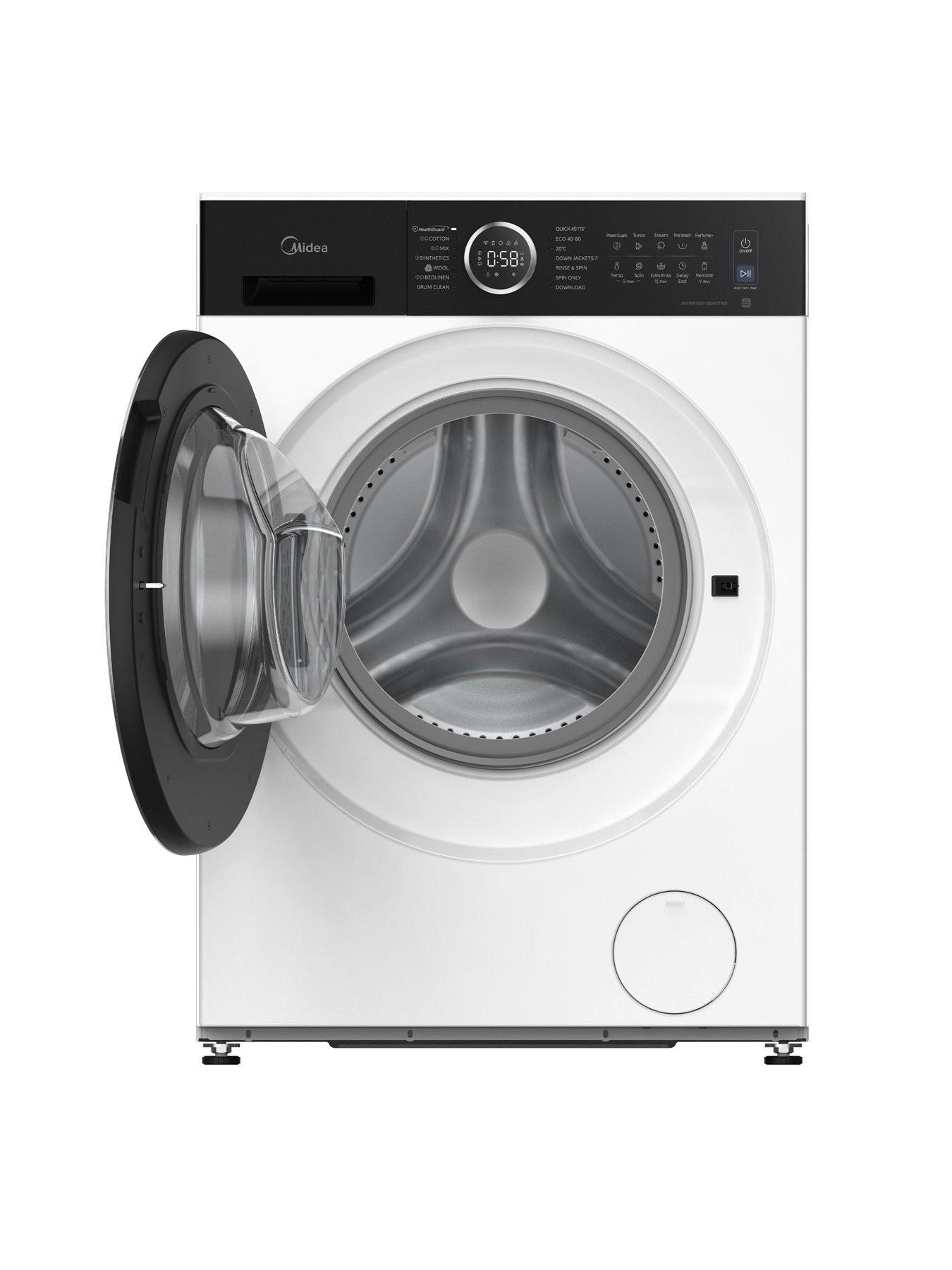 Image 6 of 7 of Midea MF205W90WBA30/W 9kg Steam Care Washing Machine White