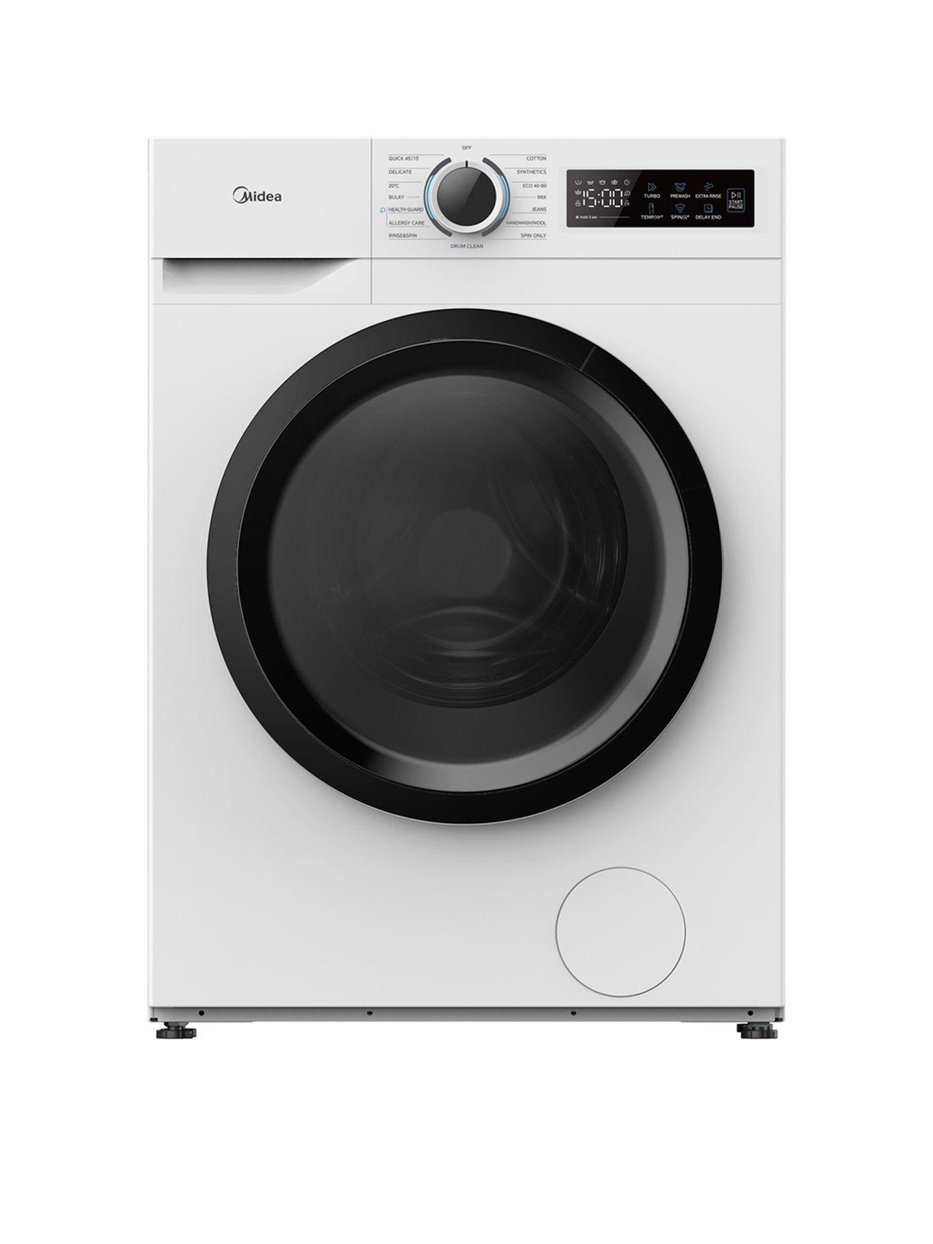 Midea MF110W90BA10/W 9kg Steam Care Washing Machine White