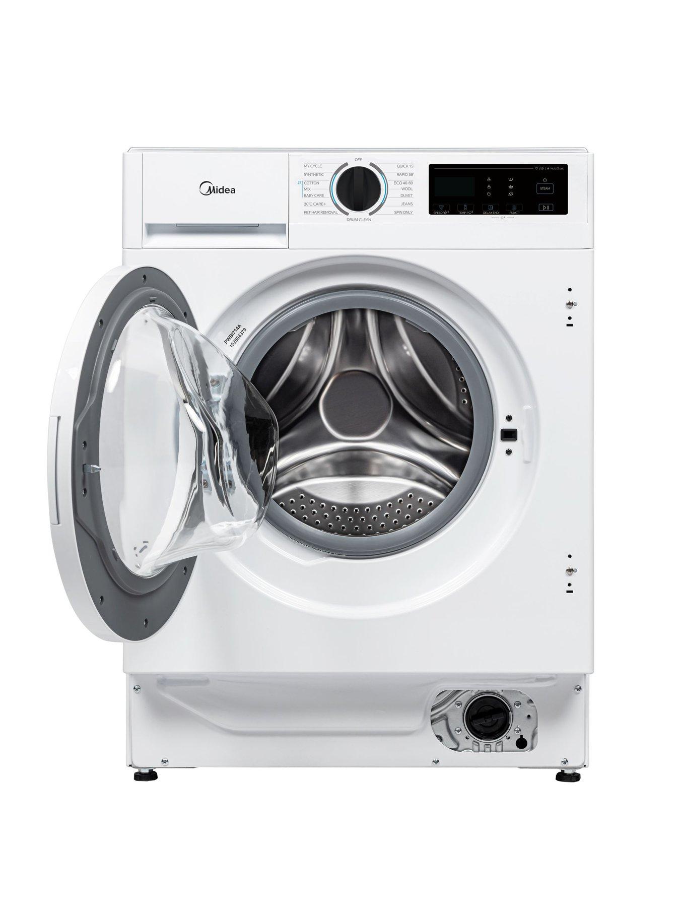 Image 2 of 3 of Midea Midea MFA06W90BA/W 9kg Integrated Washing Machine White
