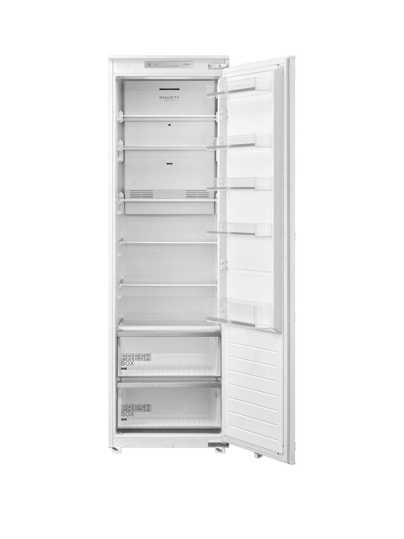 Midea MDRE423FGE01D Super Cool Technology Integrated Larder Fridge White